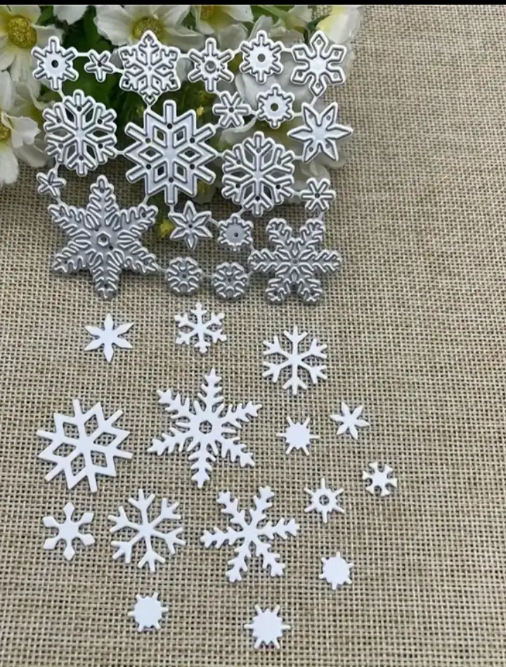 Troquel copos de nieve