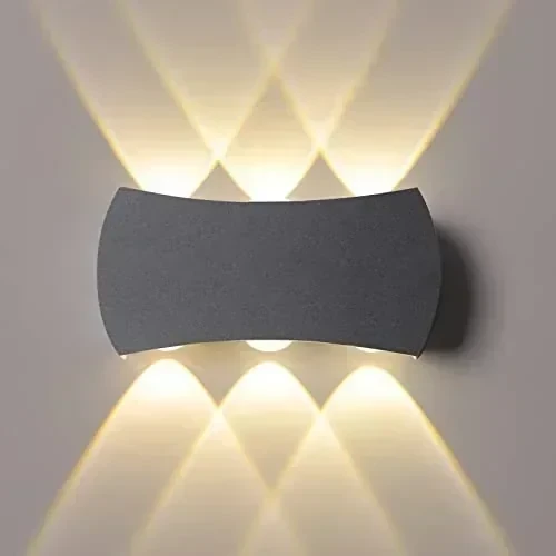 APLIQUE PARED LED BADMAN NEGRO 6W IP65