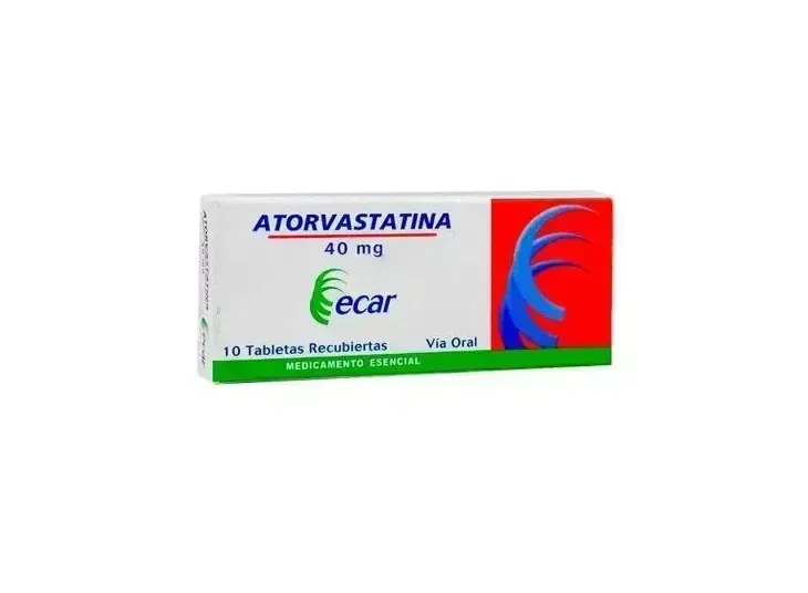 ATORVASTATINA 40 MG X 10 TBL ECAR