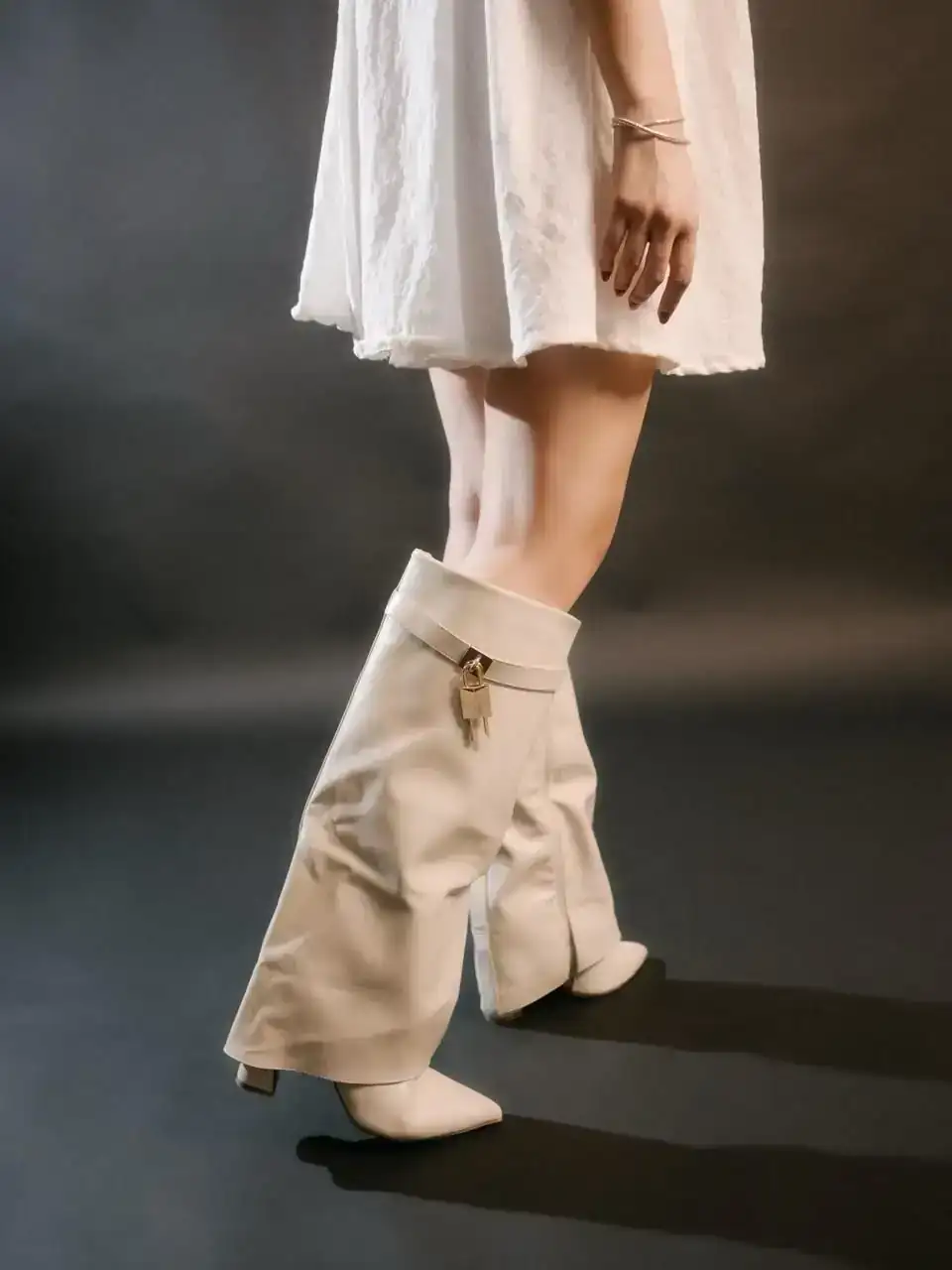 Botas beige 2