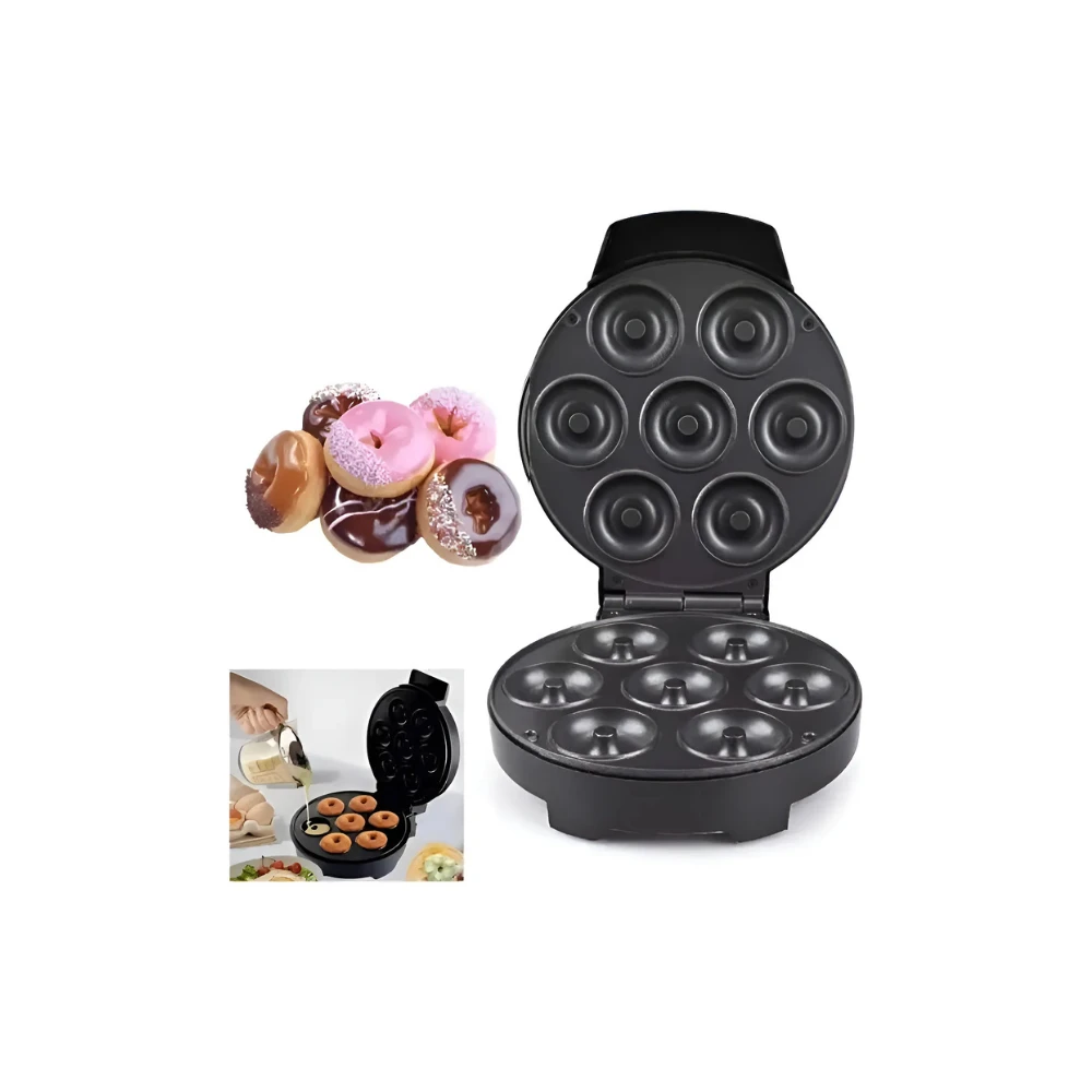 Maquina mini donas 7 rosquillas 1000w