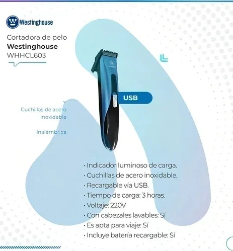 CORTADORA DE PELO WESTINGHOUSE  2