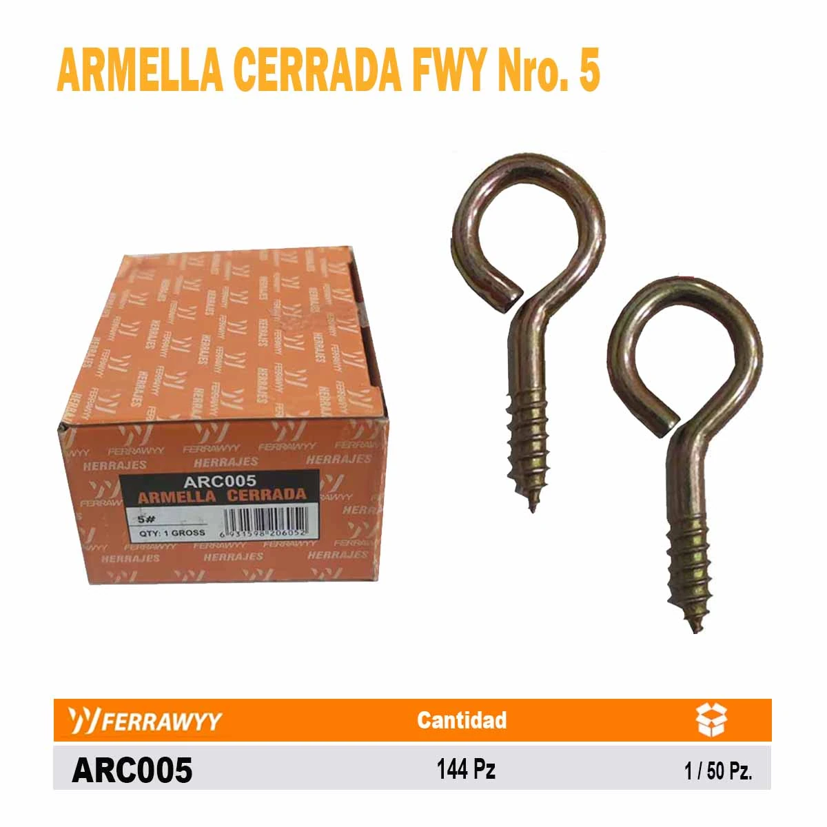 ARMELLA CERRADA FWY (144pz/paq) Nro. 5