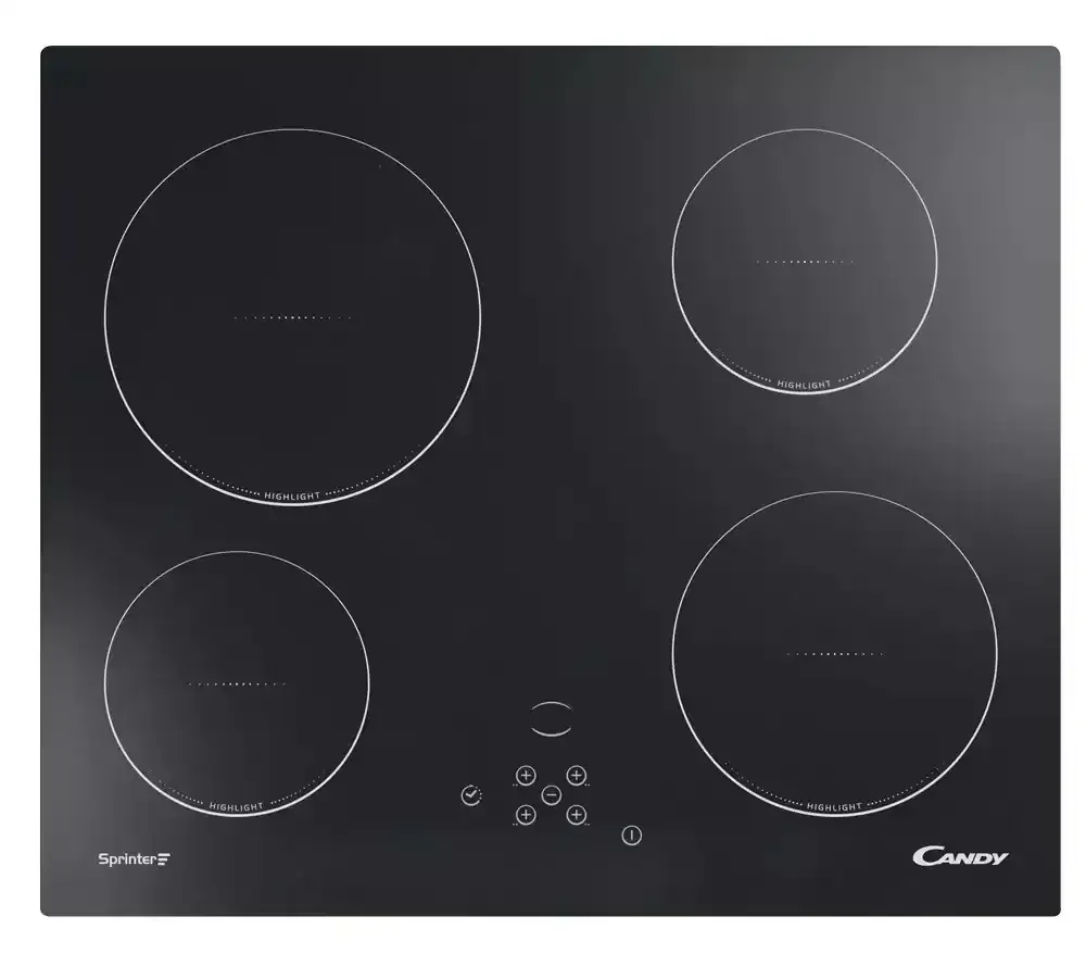 Candy COMBO -HORNO+ MECANICO (horno eléctrico empotrable fcp602x+ anafe Vitrocerámico ch64ccb)  2