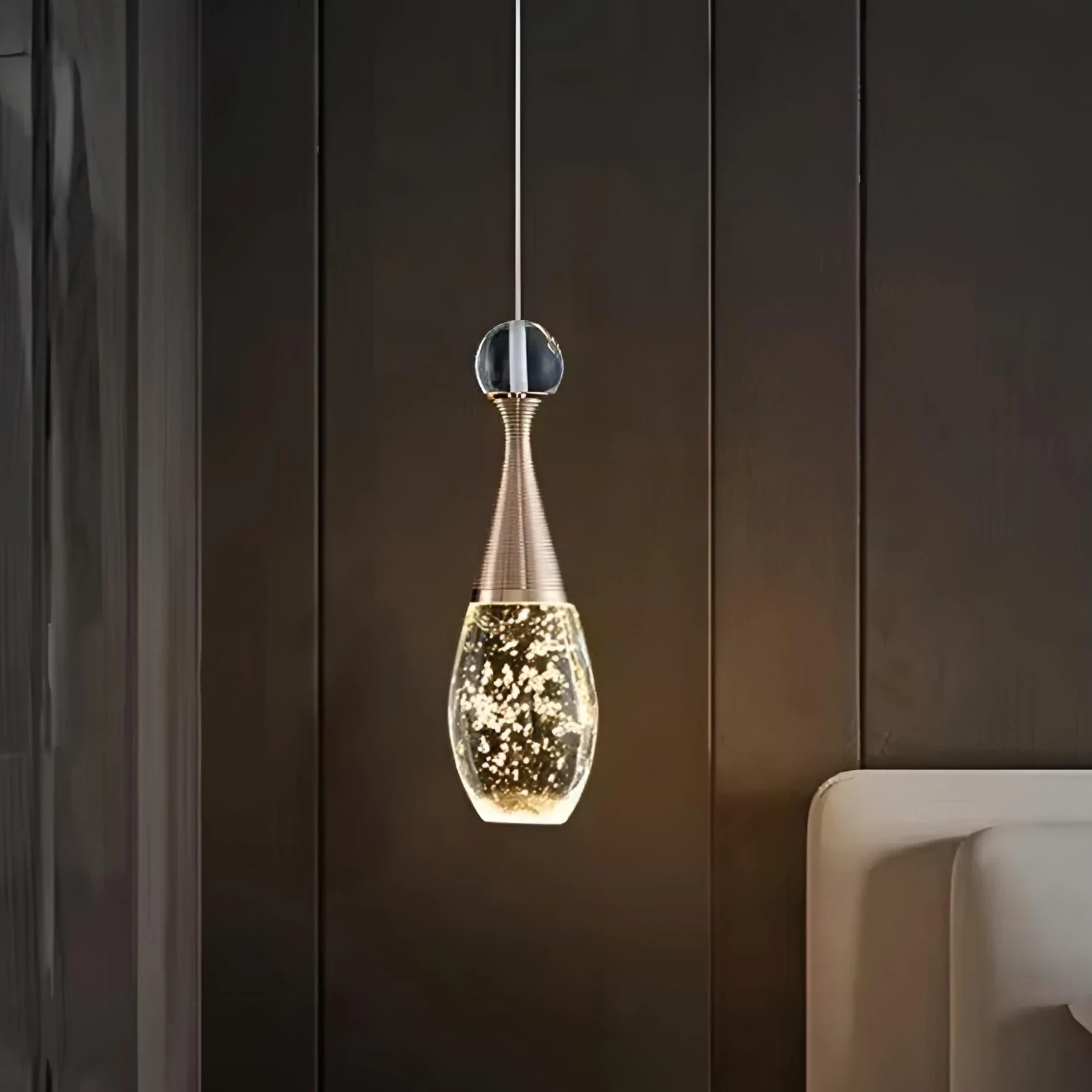 LAMPARA COLGANTE LED LUZ CALIDA/3K 3W 