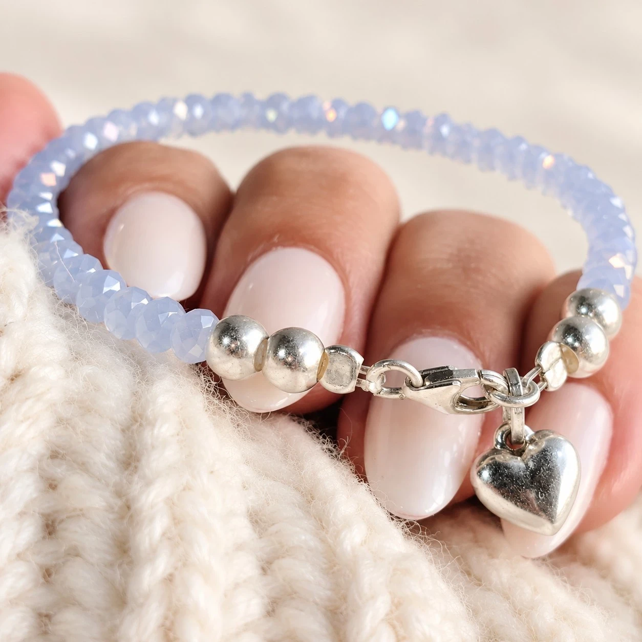 Pulsera Cristal Corazón 