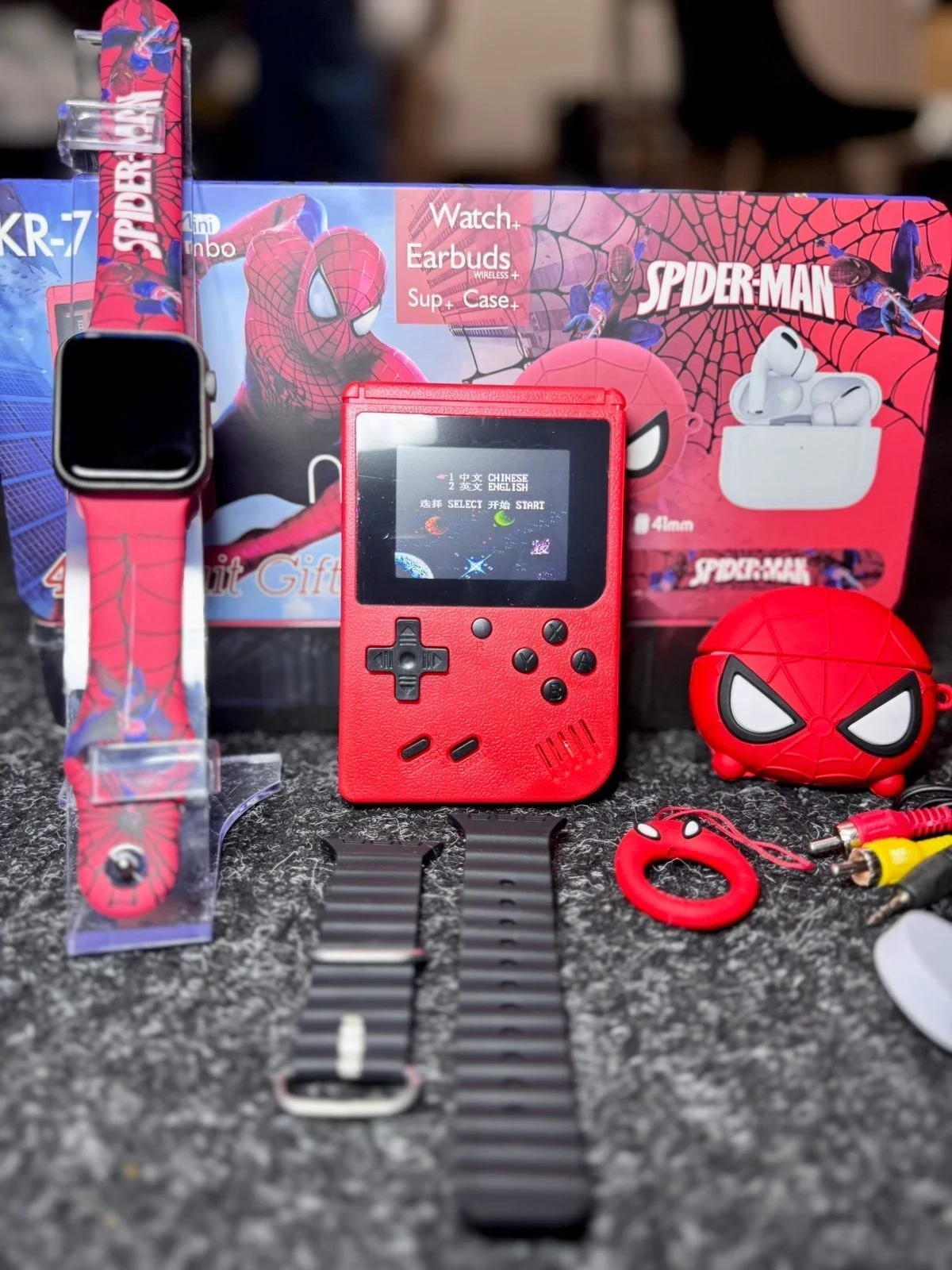 Super combo 4 en 1 - CONSOLA NINTENDO CON 500 JUEGOS + RELOJ SMARTWATCH + AUDIFONOS INALAMBRICOS + ACCESORIOS  3