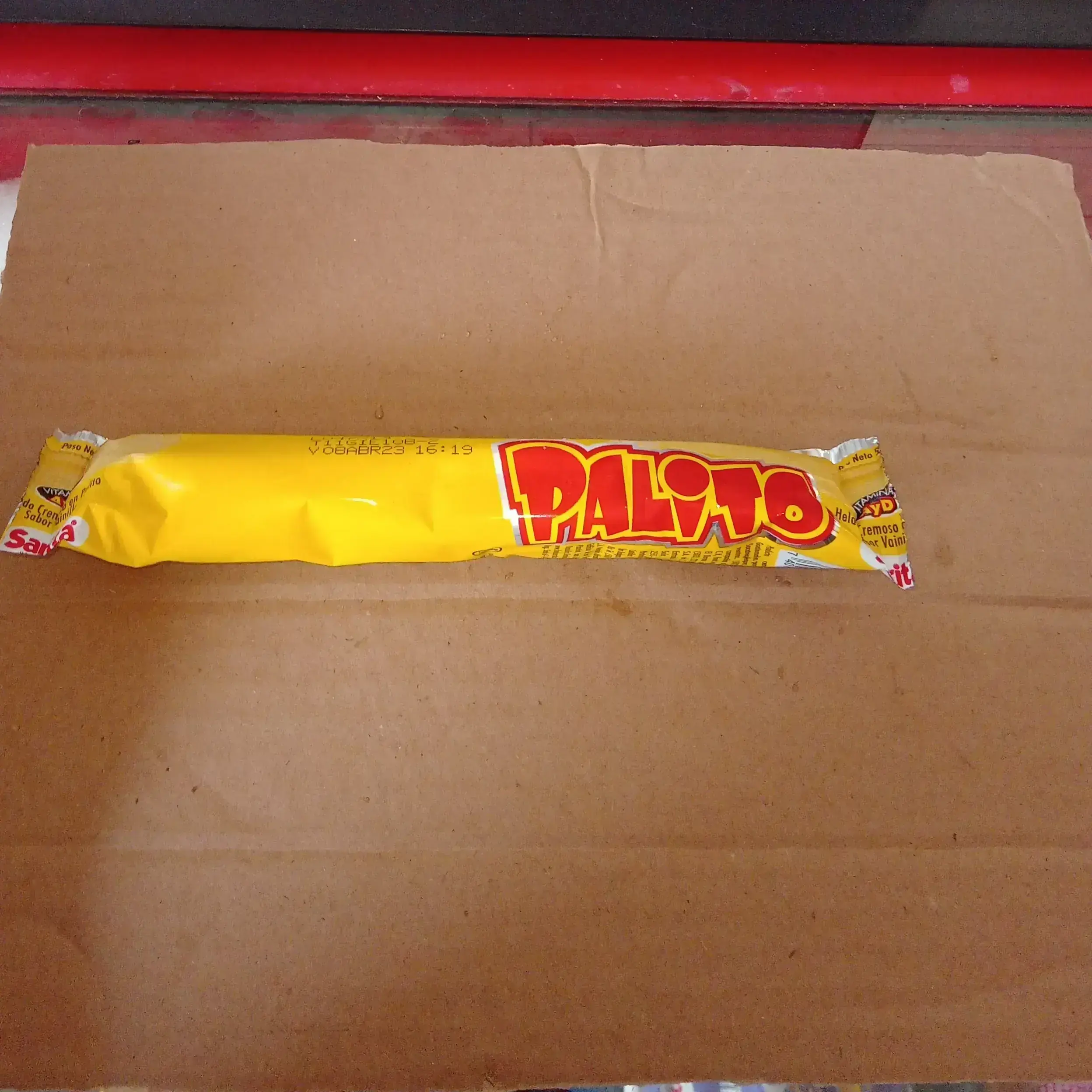 Helado palito  cremoso sabor vainilla 55 g