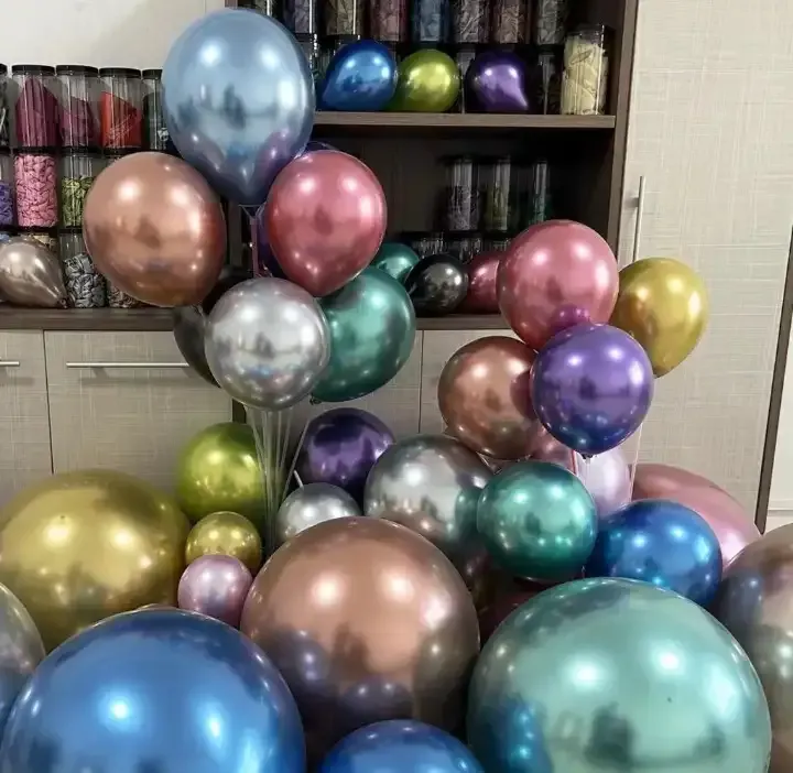 Globo latex chrome 18 pulgadas 10 gr 2