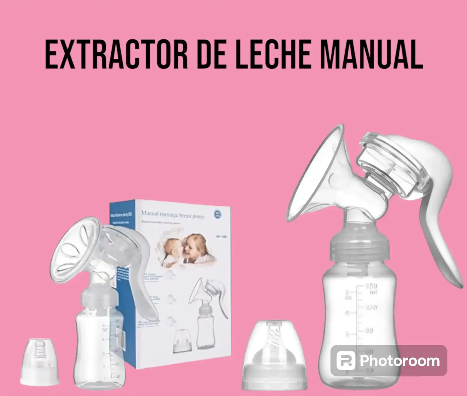 Extractor manual de leche