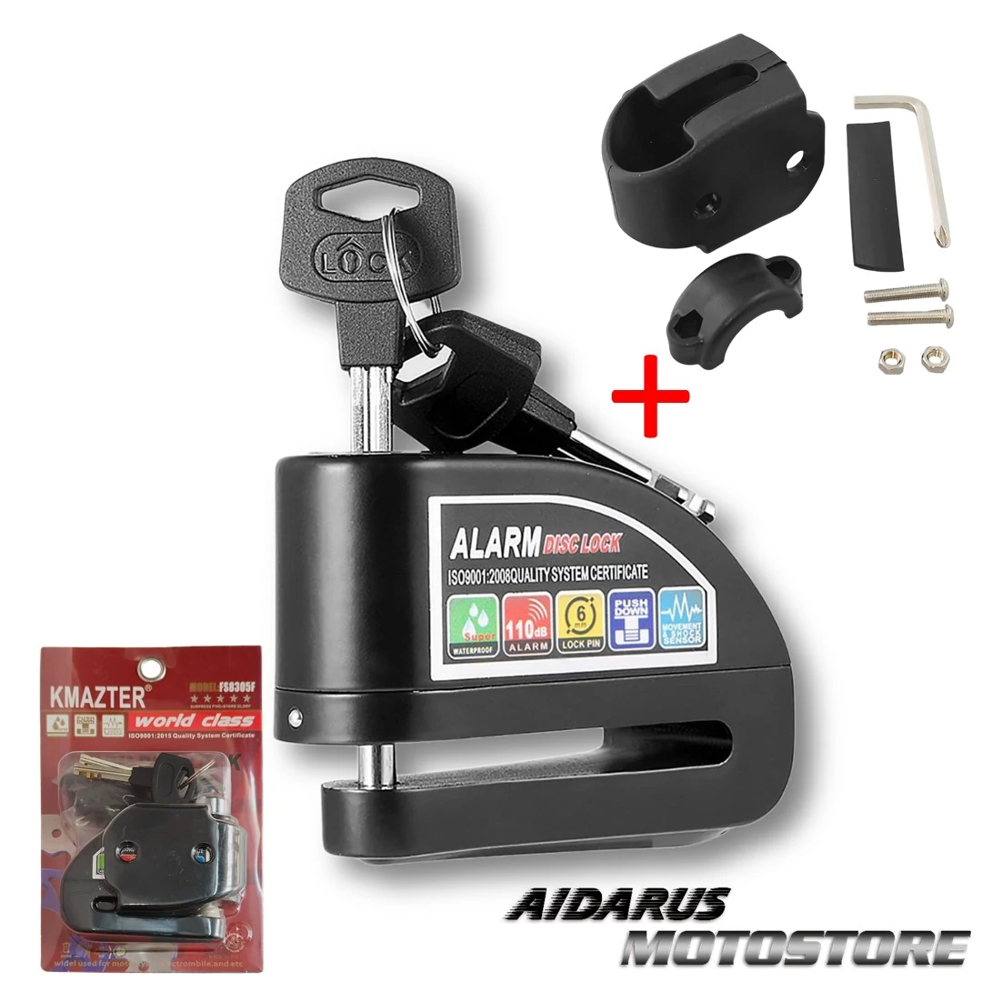 CANDADO ALARMA CON KIT TRANSPORTADOR 