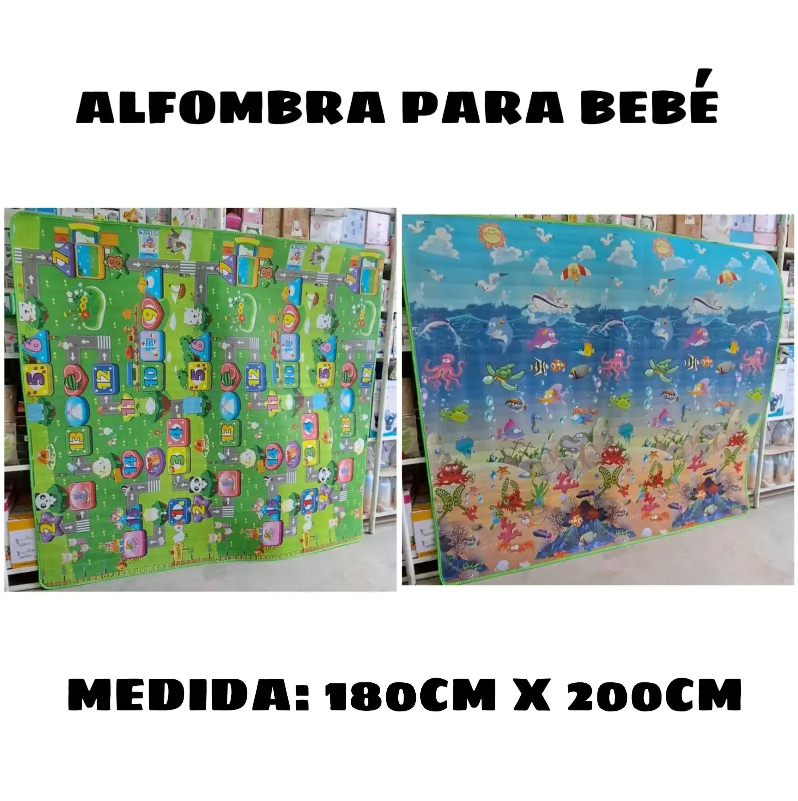 Alfombra para bebé grande 3