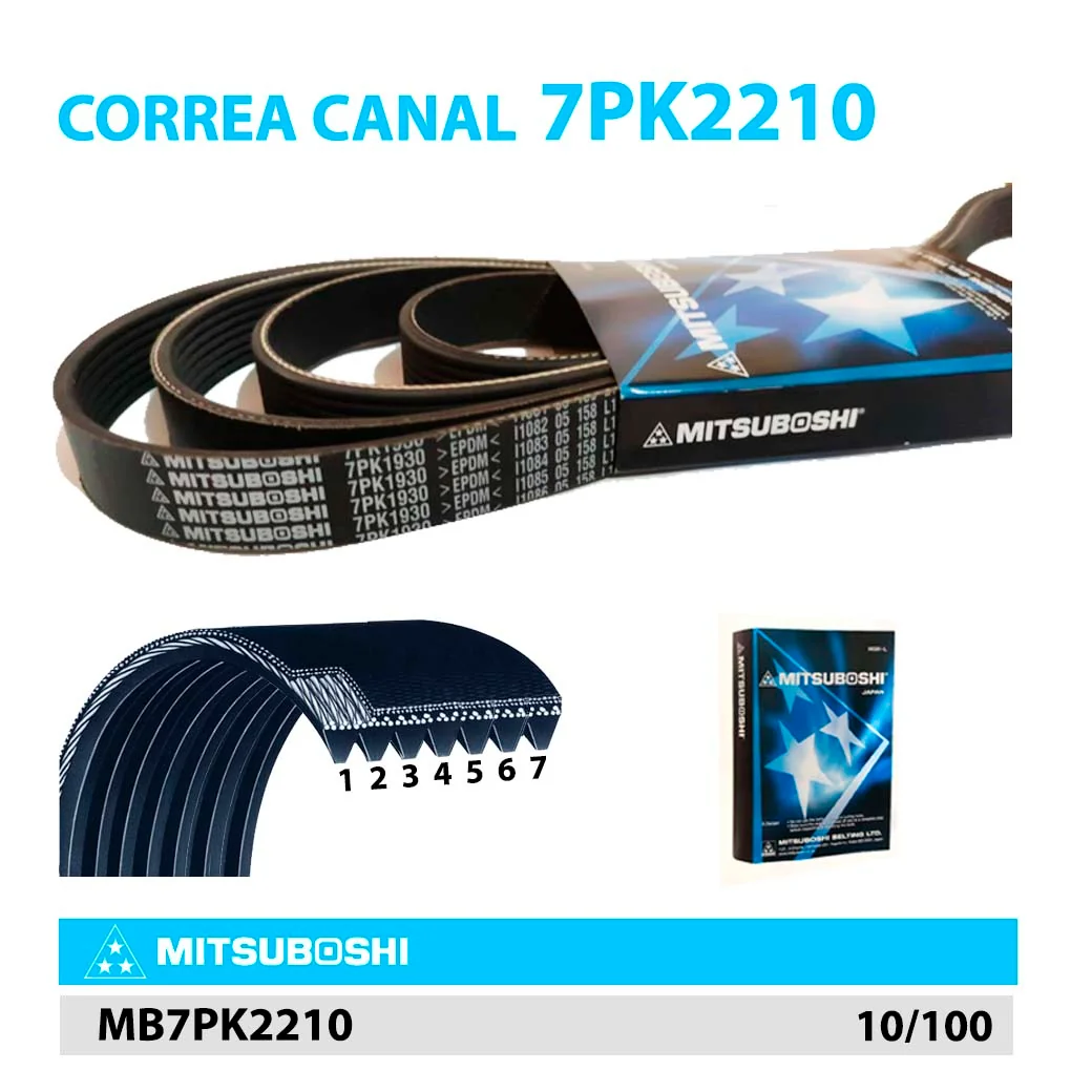 CORREA MITSUBOSHI 7PK 2210