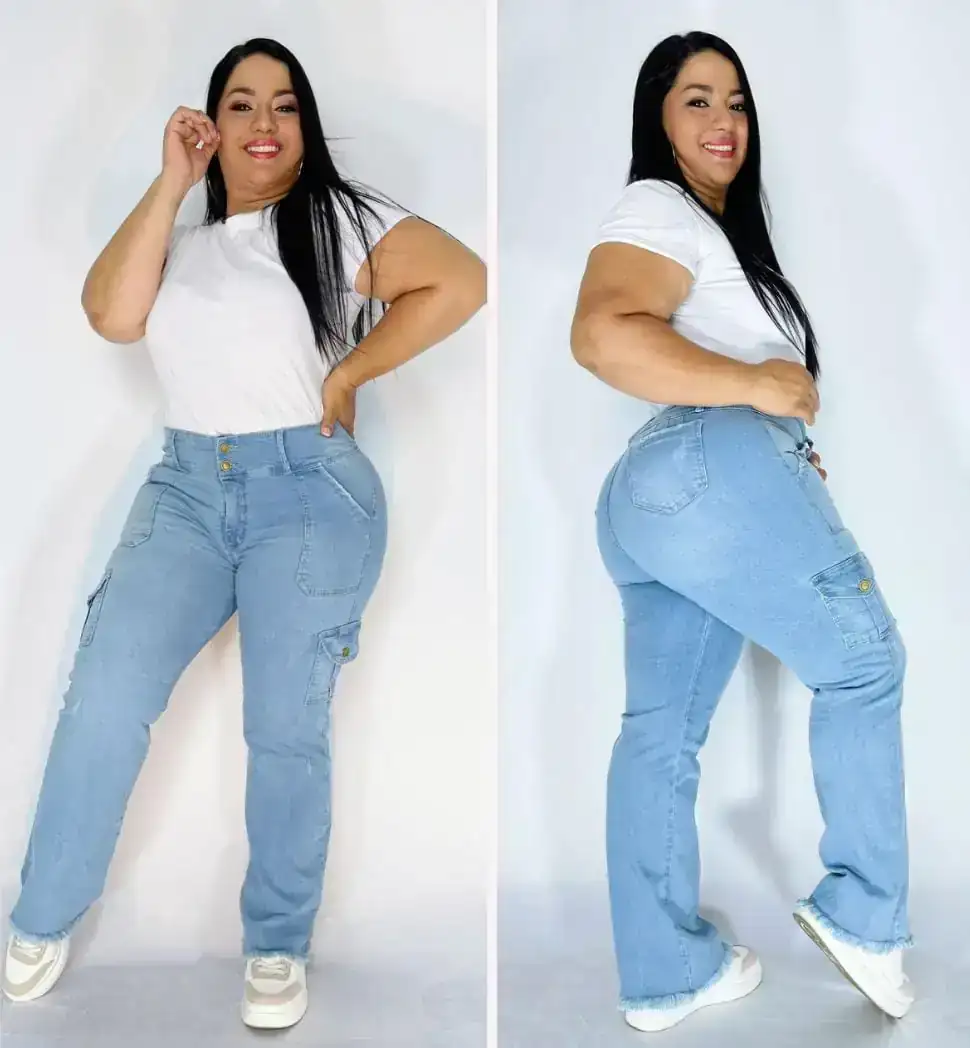 Jean Cargo Tallas Plus