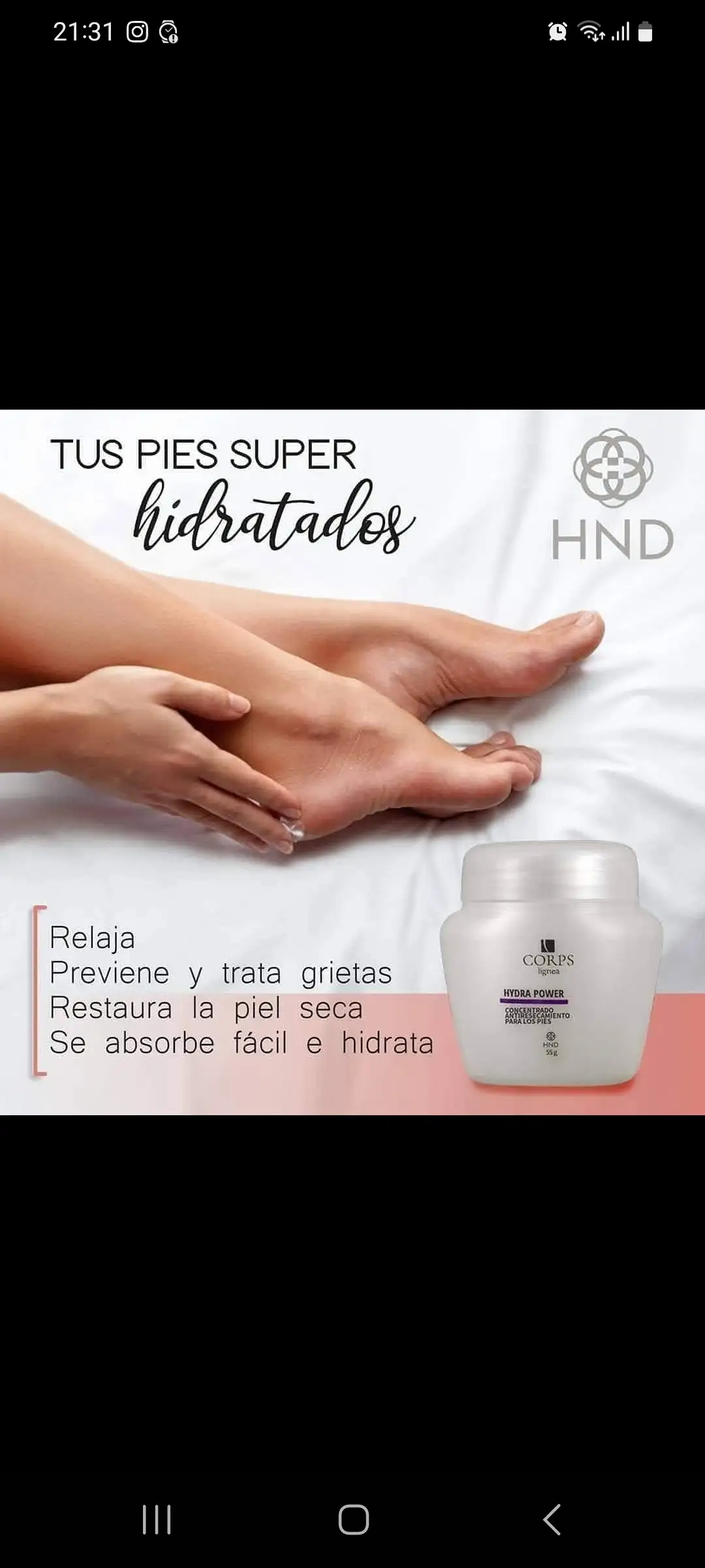 Corps limea para los pies  4