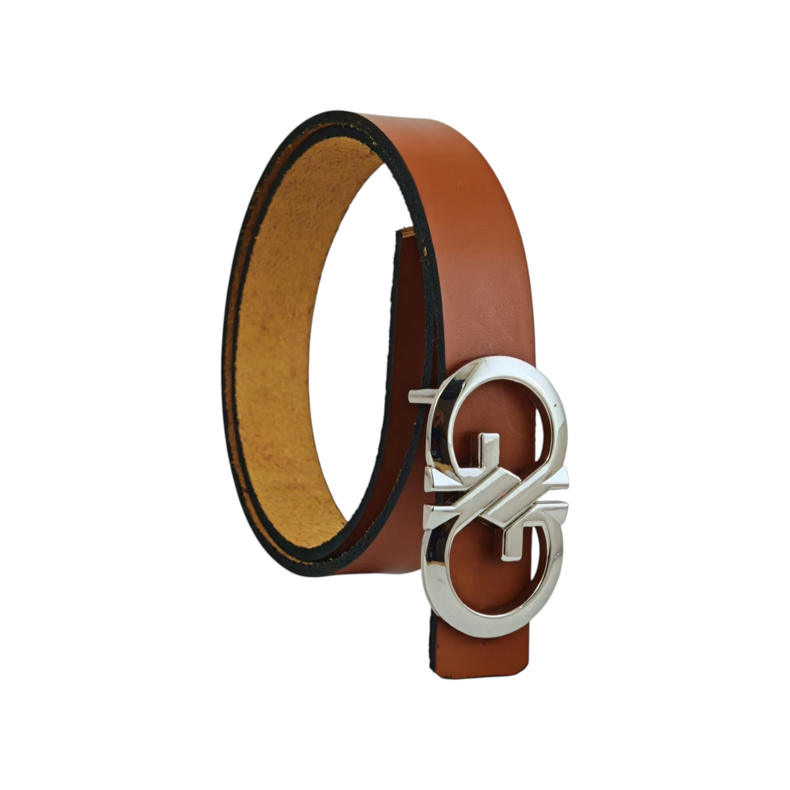 FERRAGAMO nickel 2.5 cm de ancho 