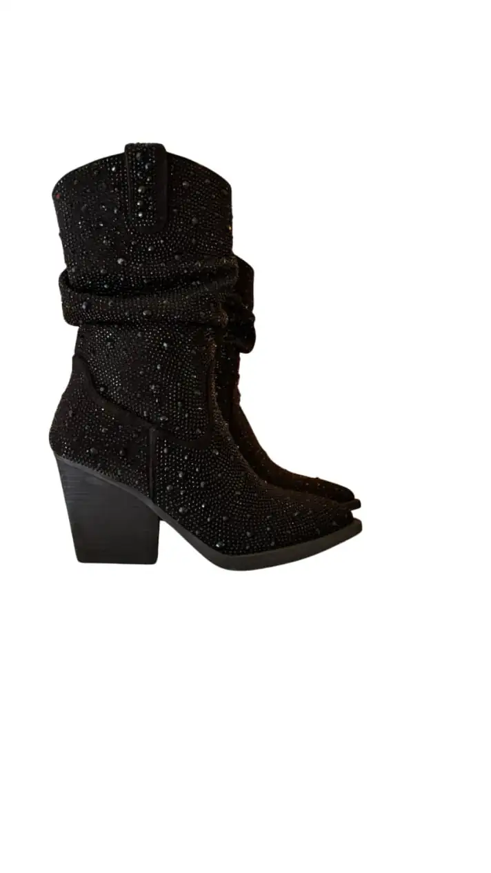 Botas vaqueras negras