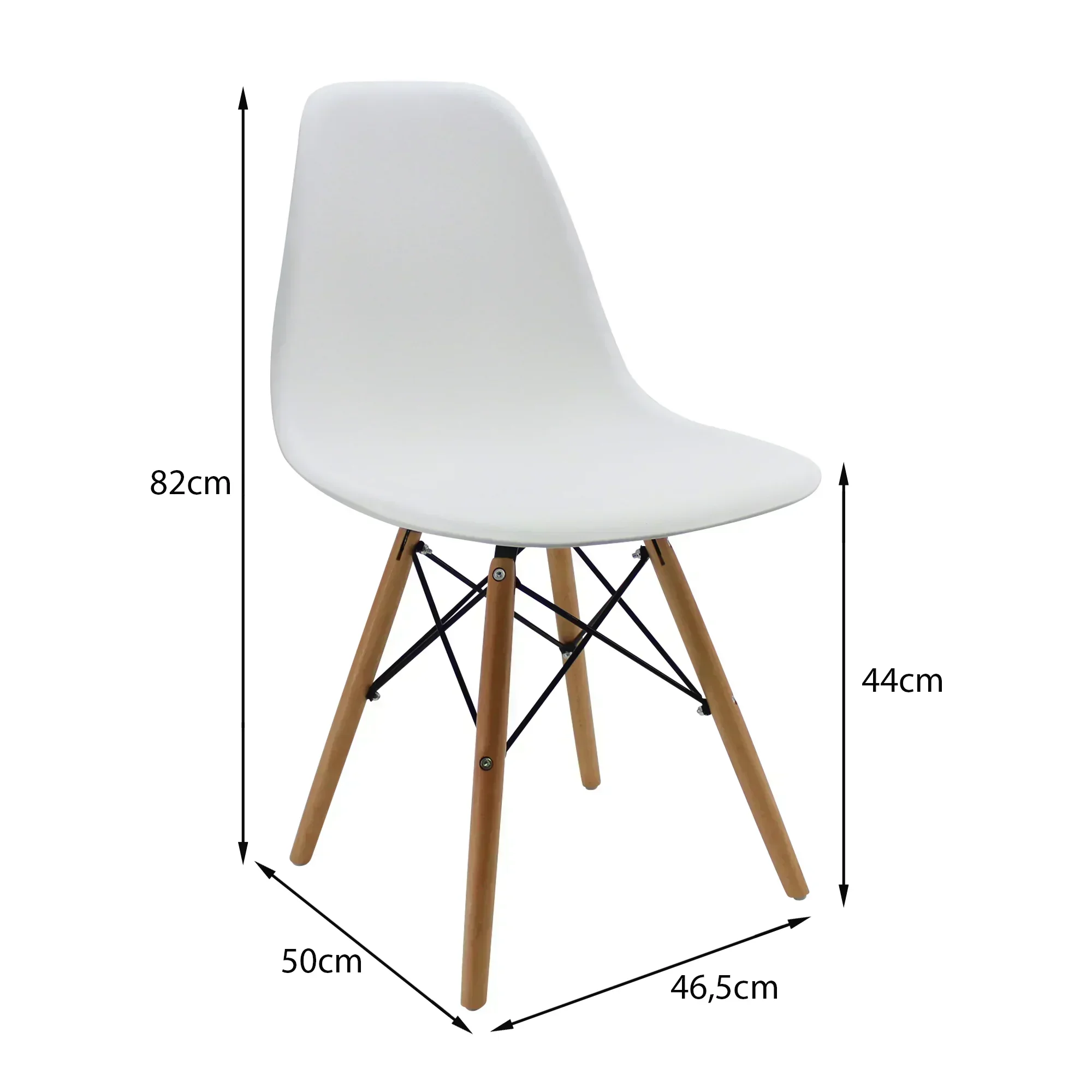 Sillas Blanco Eames Set x 4 unidades  5