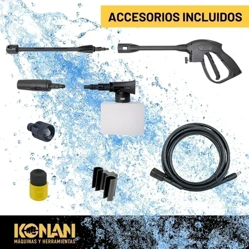 HIDROLAVADORA KONAN 1300W 105BAR 4