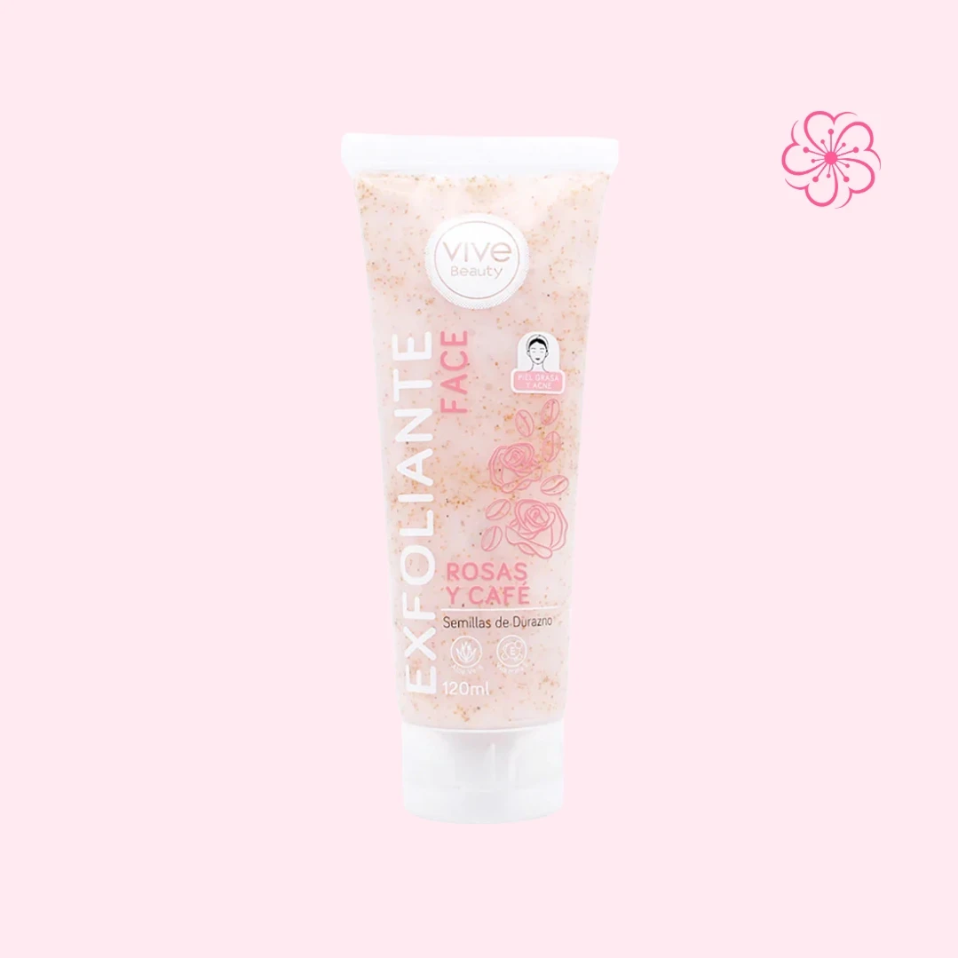 Exfoliante Facial Rosas 120ml Vive Beauty