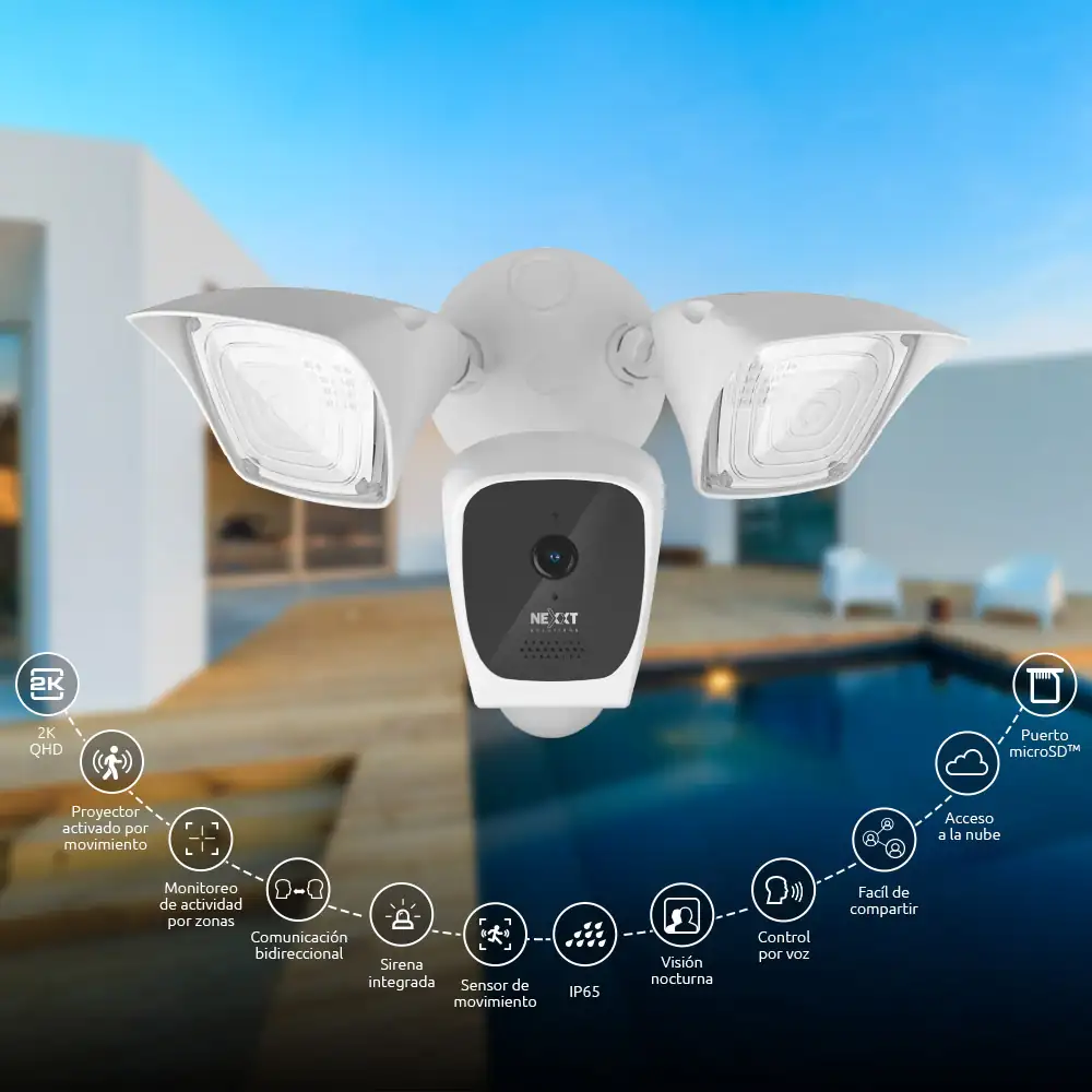 Cámara Wi-Fi exteriores NHC-F610 | Nexxt Home 