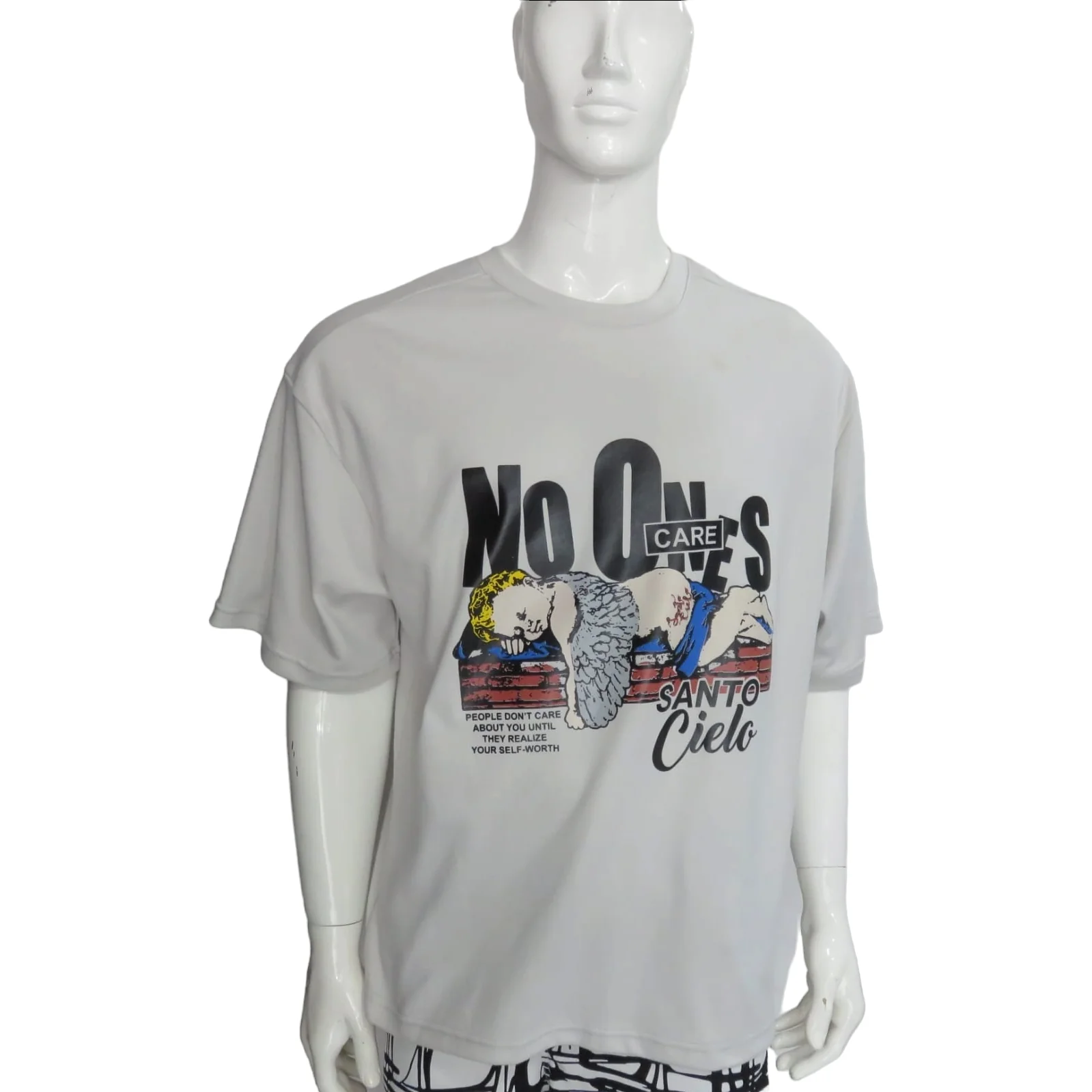 Playera gris de angel