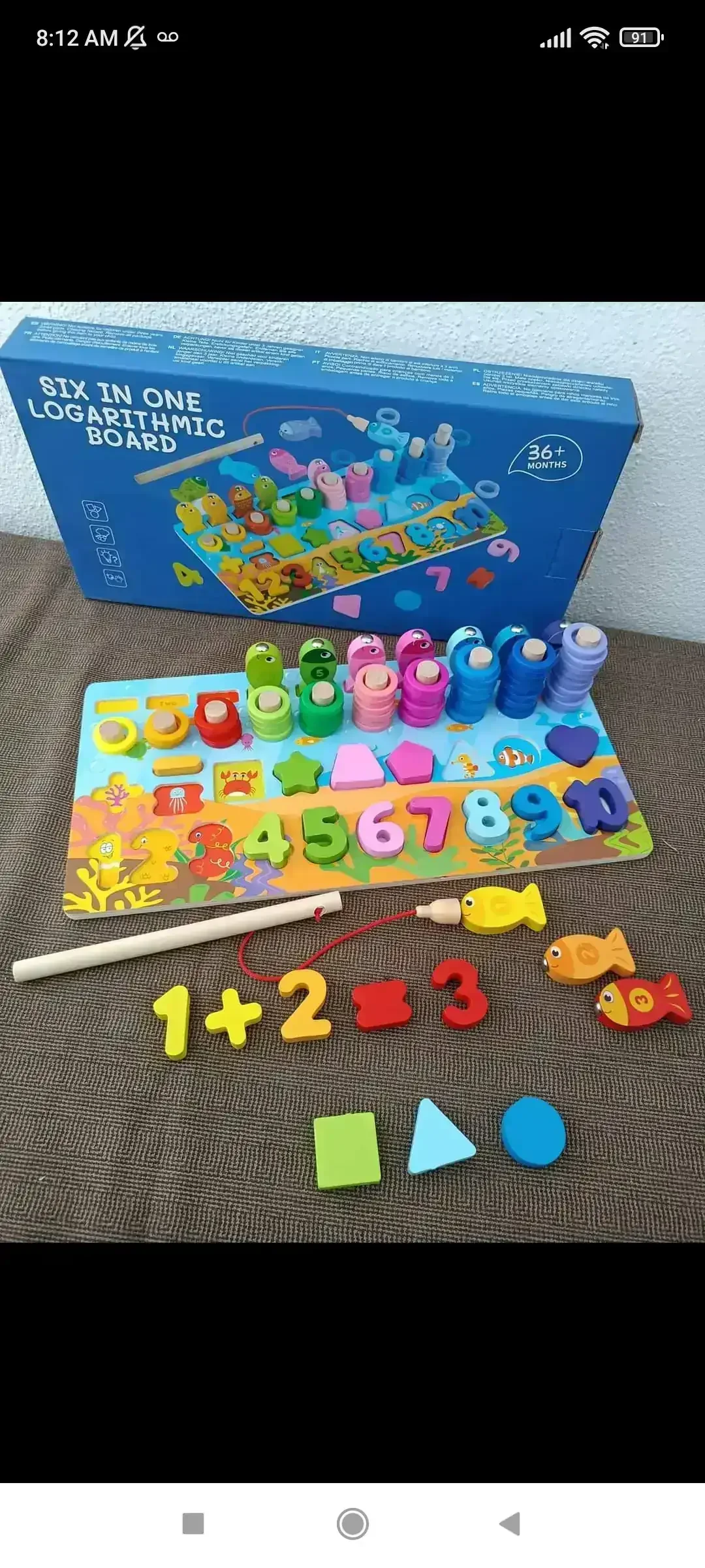 Tablero chico montessori