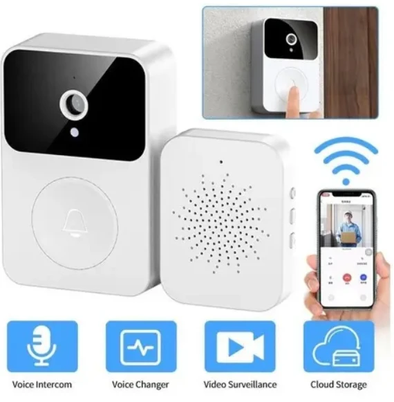 Timbre Camara Inteligente Wifi Inalambrico Hogar