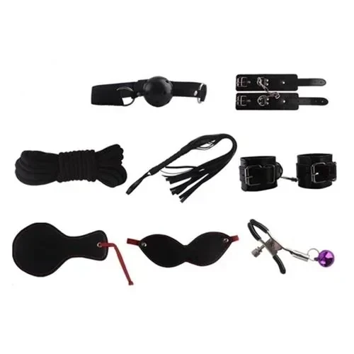 Kit Bondage 8 Piezas Negro 2