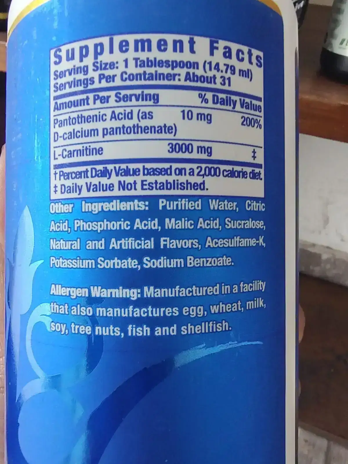 L-carnitine liquida  2