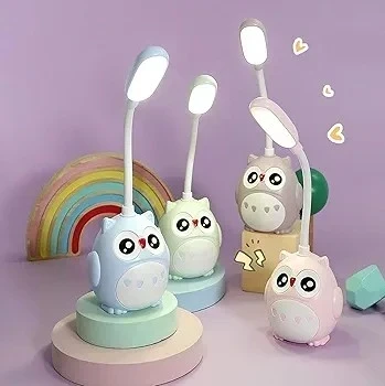 Lampara infantil buho violeta