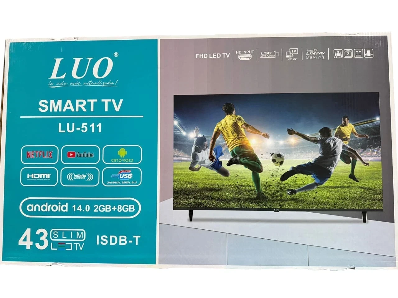 SMART TV LUO 43" C/ANDROID