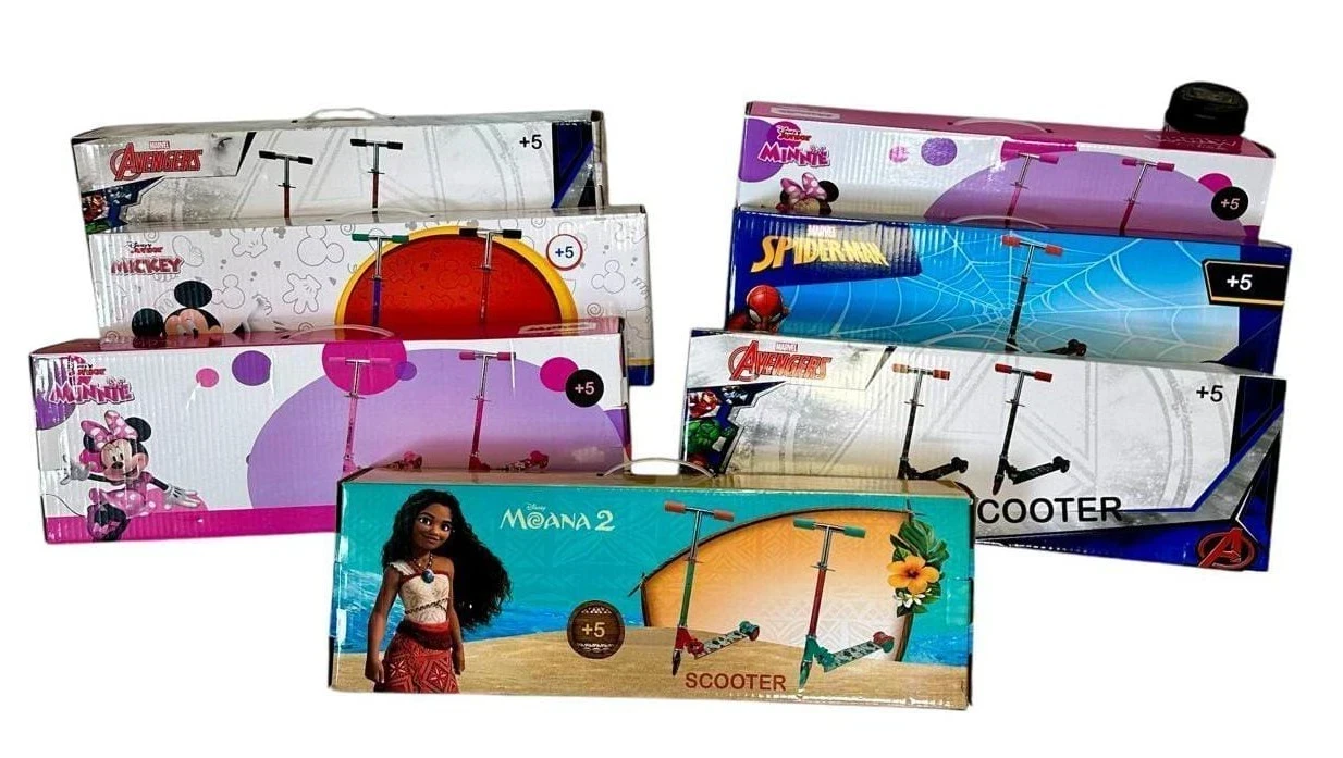 MONOPATÍN DISNEY VARIOS PERSONAJES LOS VENGADORES / MICKEY ULTIMOS MODELOS / MOANA 4