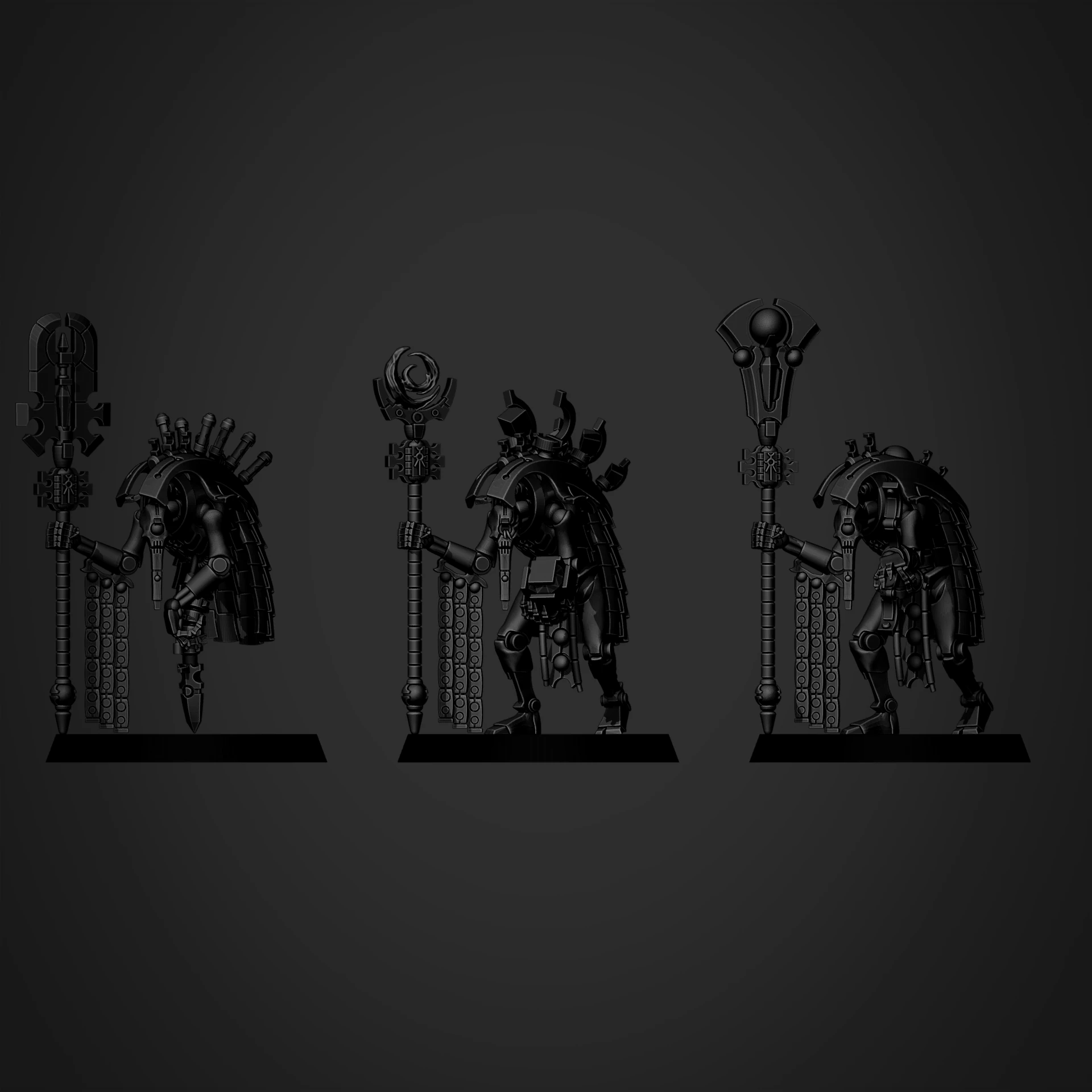 3 unidades zombie necrons