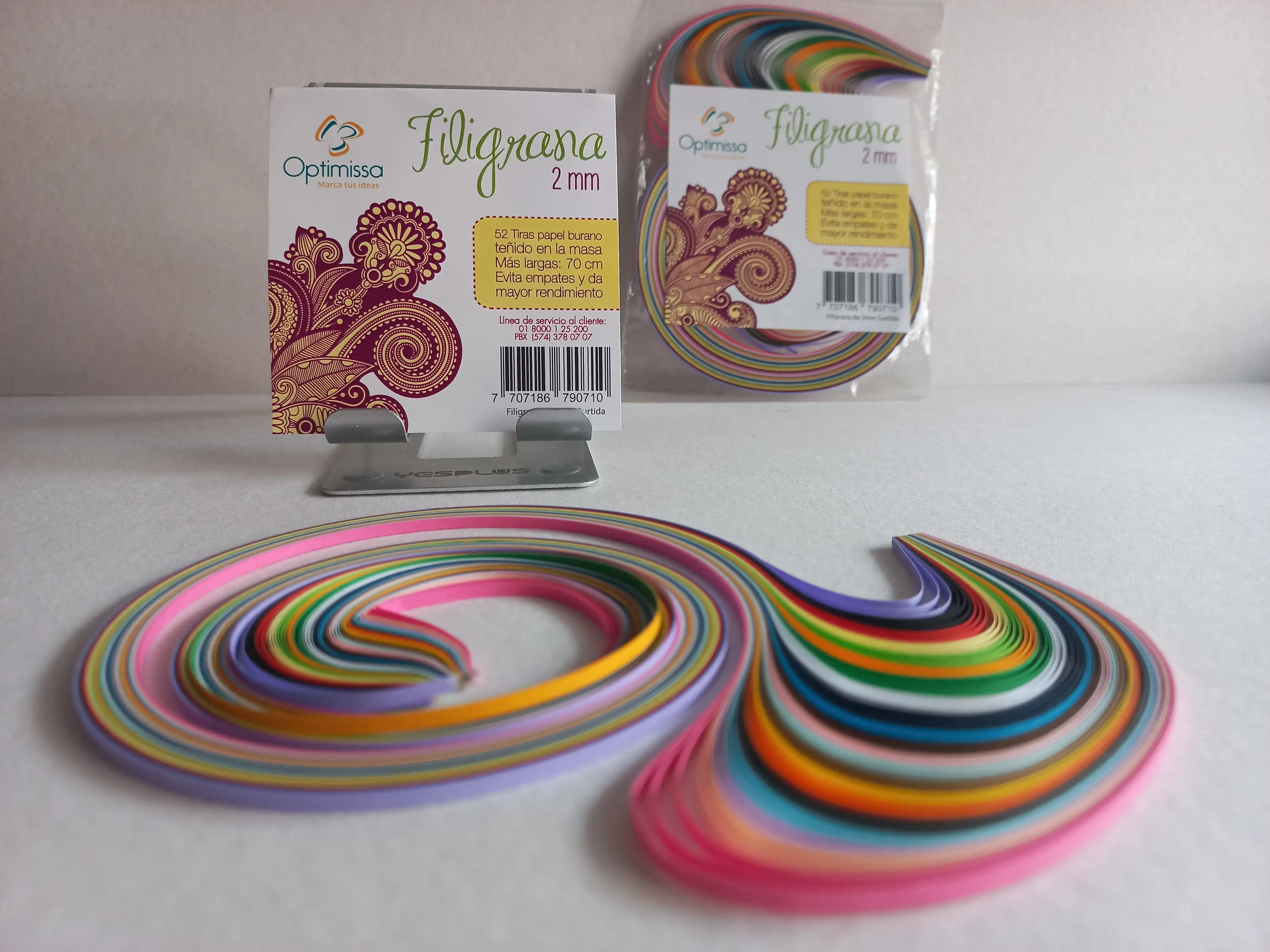 Estuche filigrana tiritas