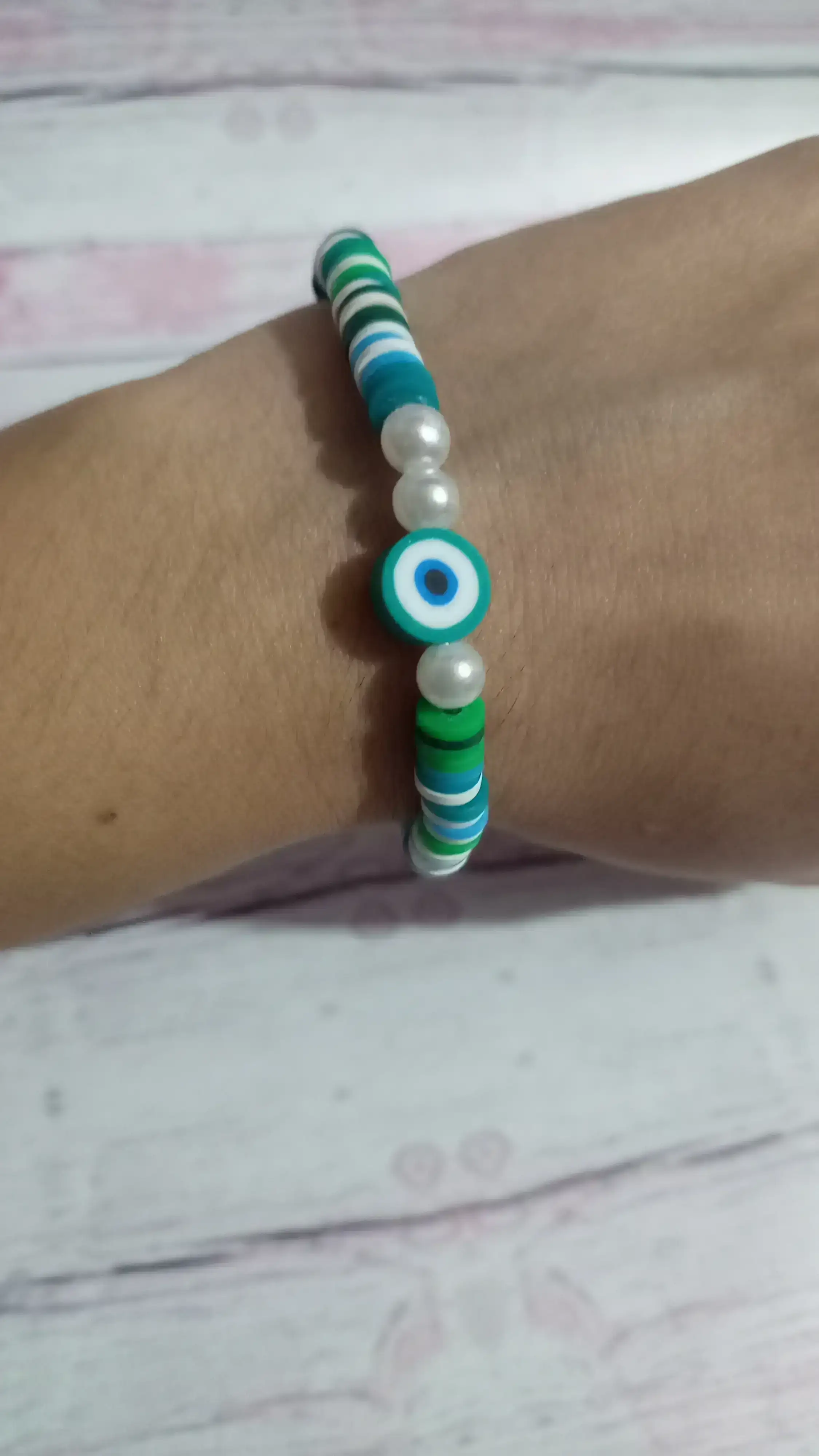 Pulseras elásticas con ojo turco 🧿