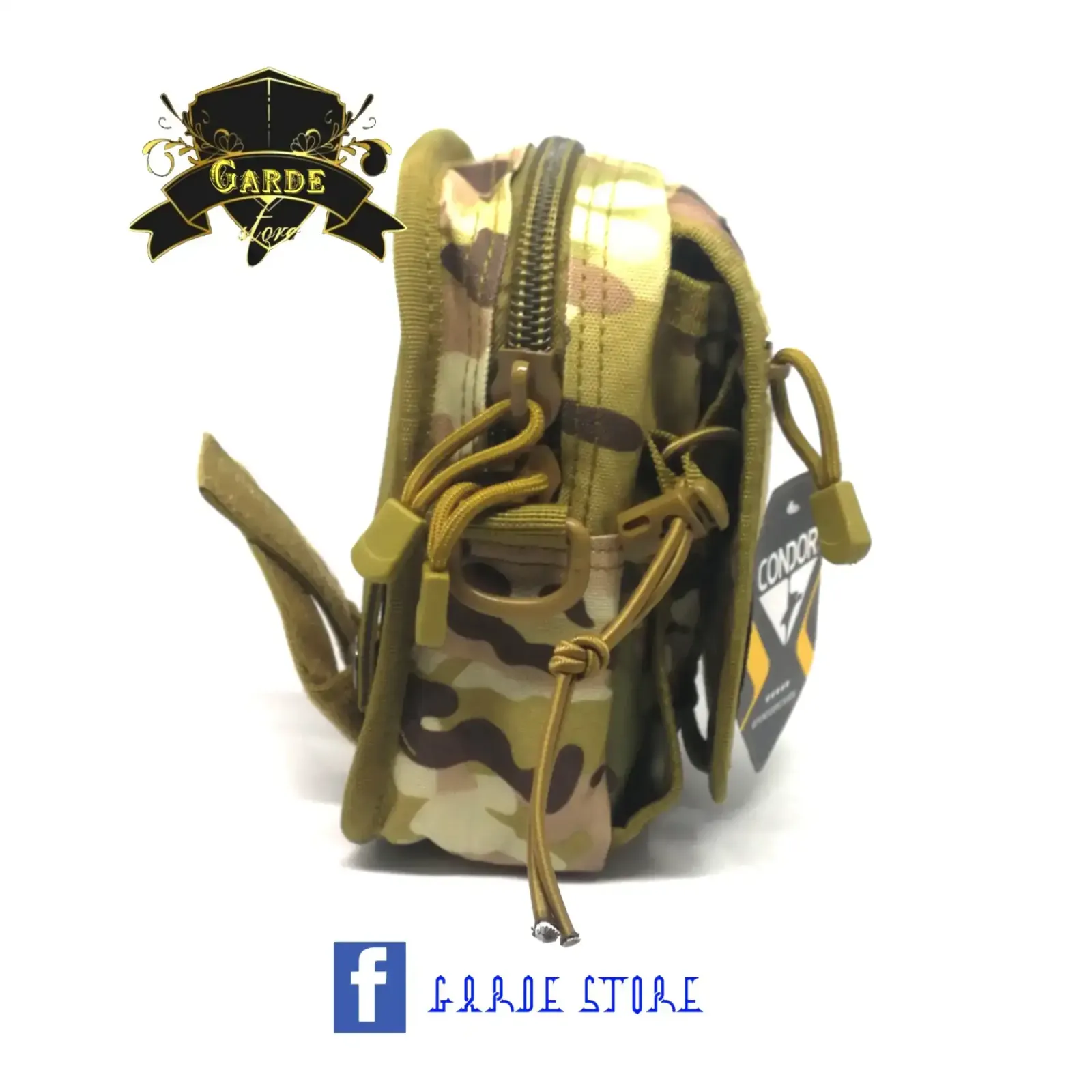 Pouch morral táctico con tapa.  4
