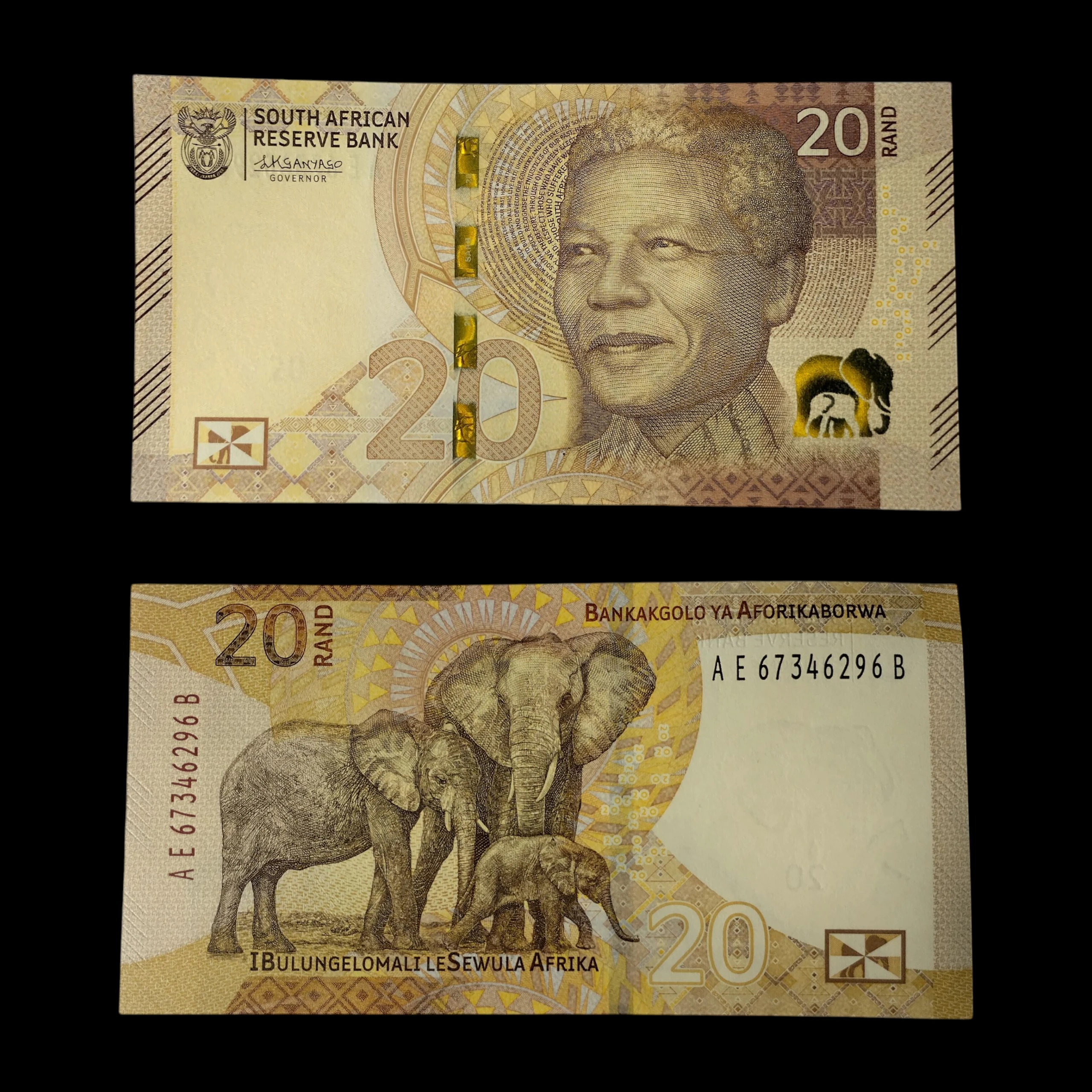 • Sudáfrica 20 rand UNC 