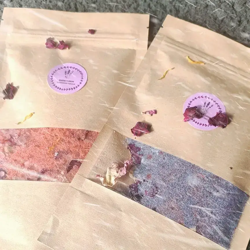 Sales de baño de 100 gramos