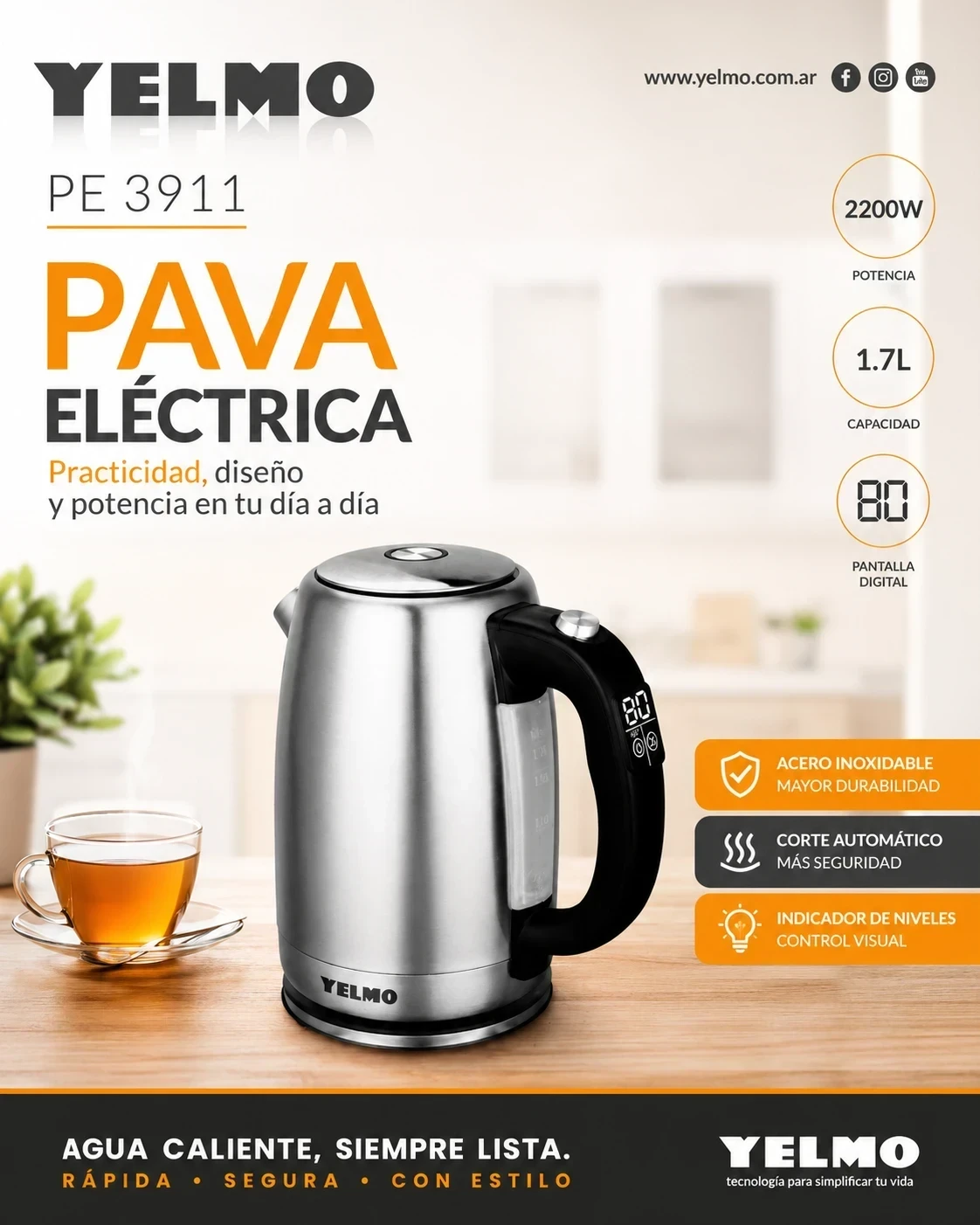 Pava eléctrica Yelmo 