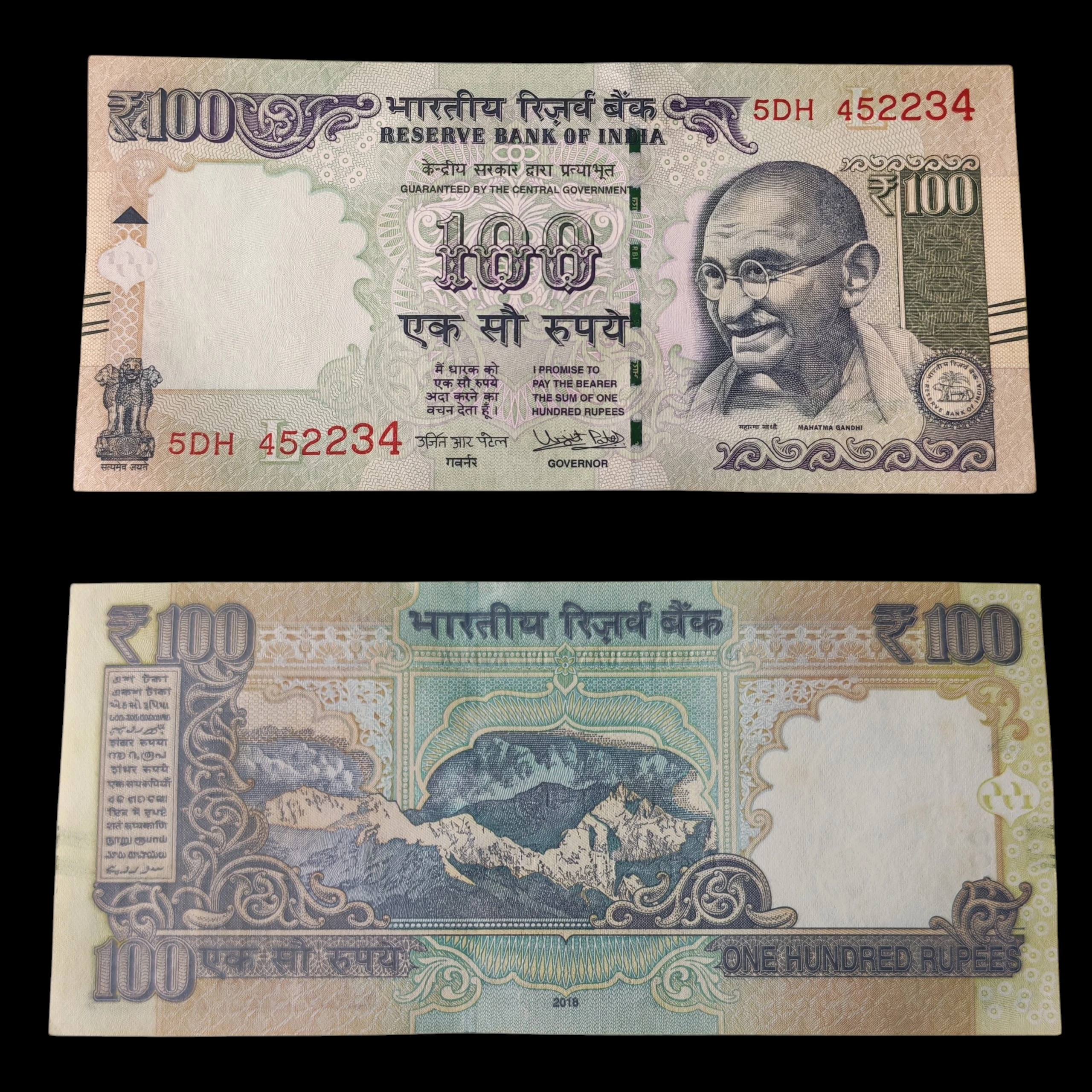 ° India 100 rupias UNC