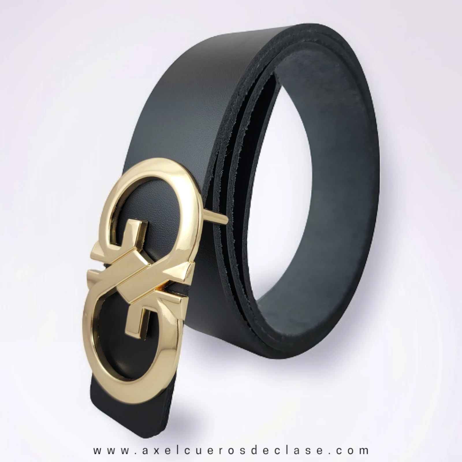 Cinturon ferragamo negro y cafe  2