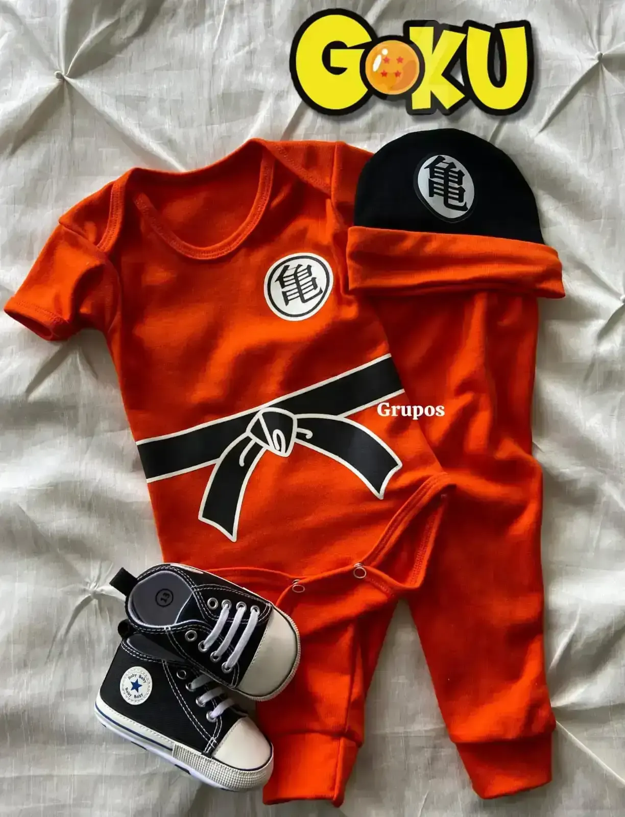 Set de 3 piezas Goku Dragon Ball 6-8 m