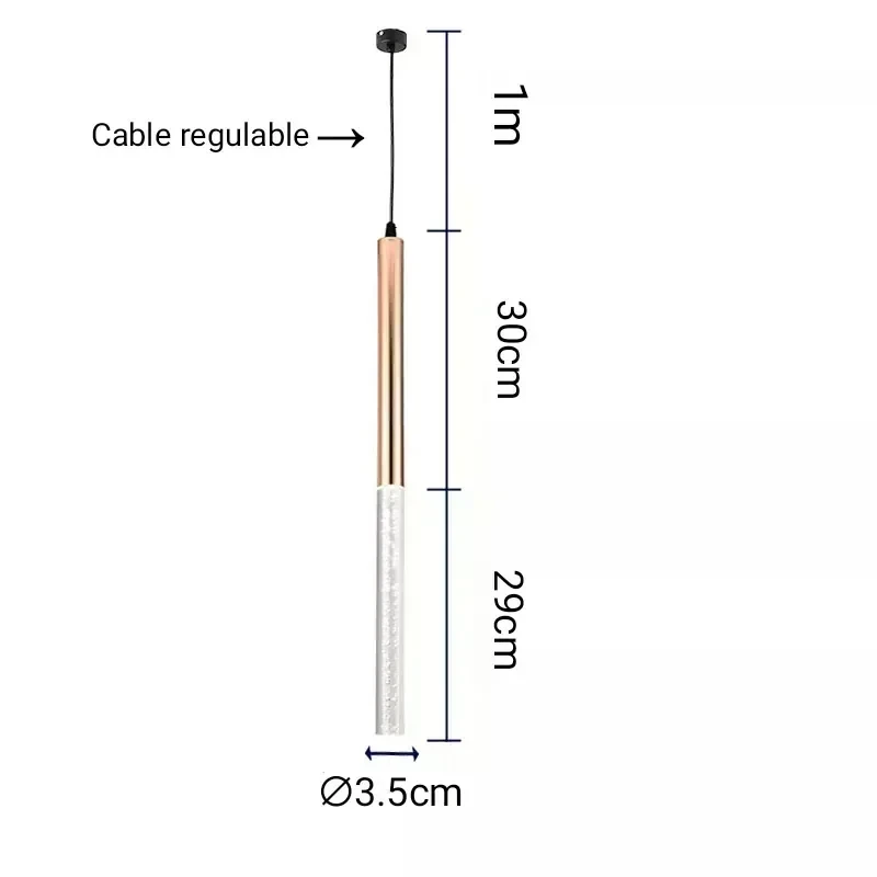 LAMPARA LED COLGANTE BLOW 5W 3000K 5