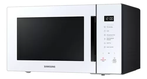 Microondas SAMSUNG C/Grill 30Lts. Blanco/Negro MG30T5019CW