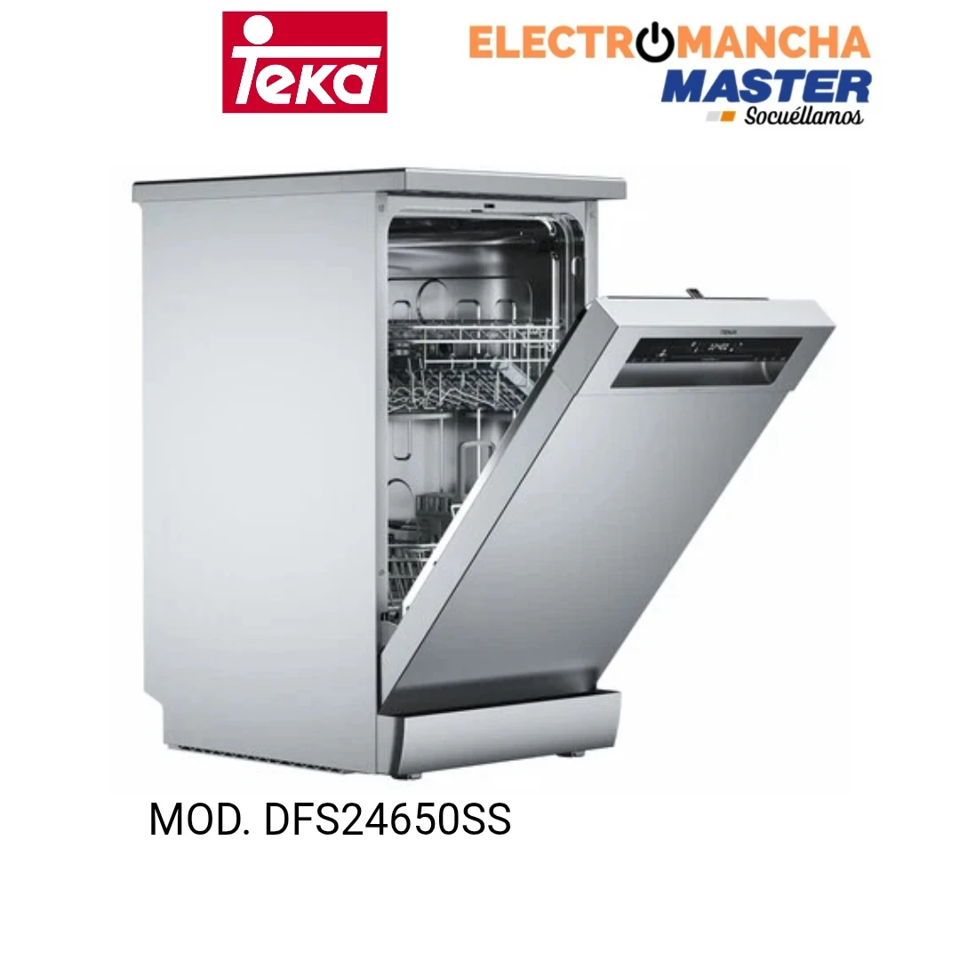 LAVAVAJILLAS TEKA DFS24650SS INOX 45 CM. CLASE E 4