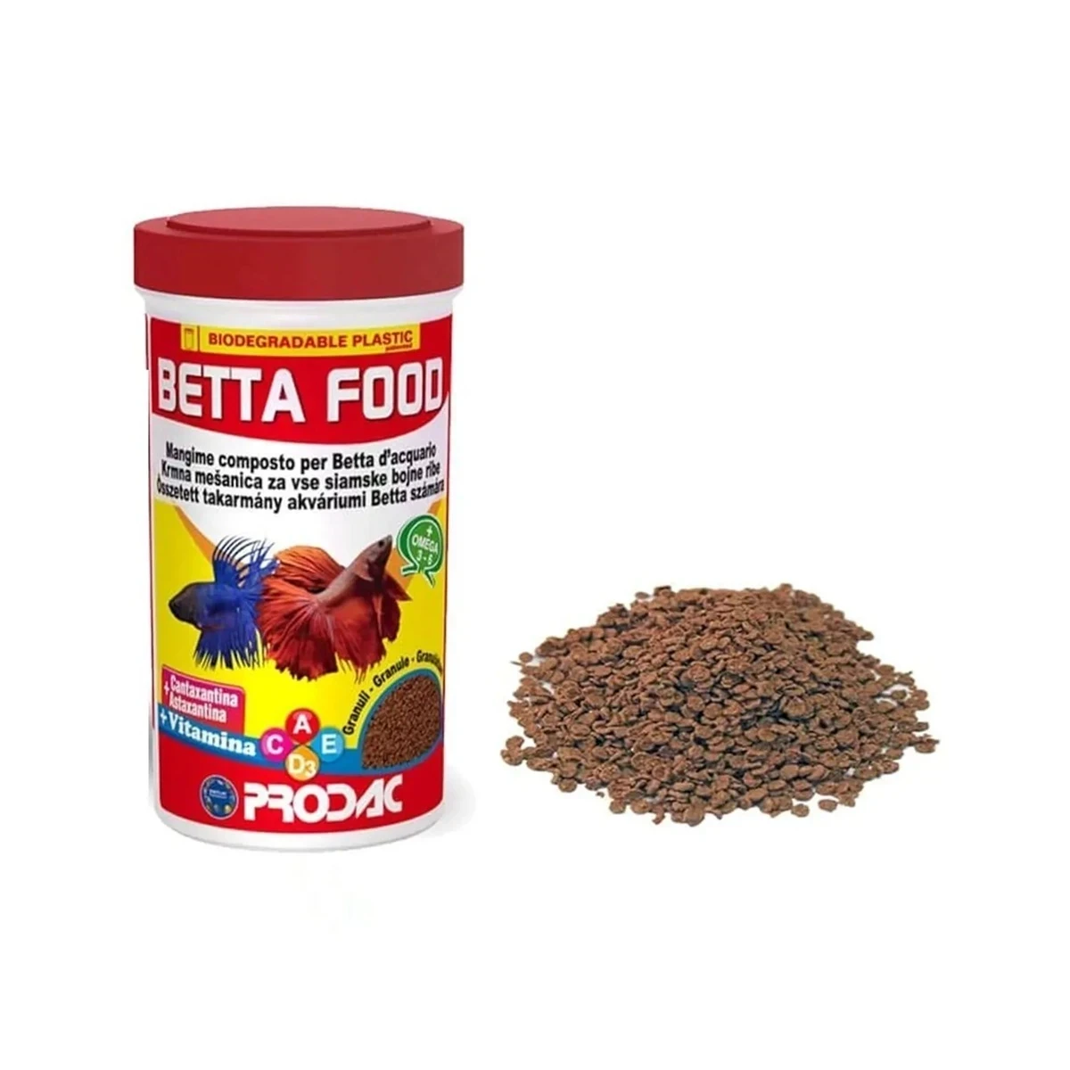 Alimento para peces betta - Prodac Betta Food x 40 grs.