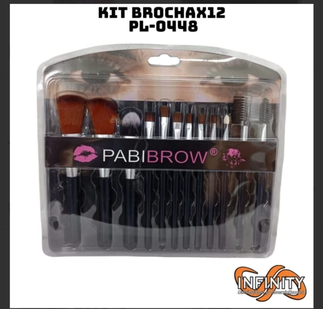 infinity kit brocha x12pcs 0448