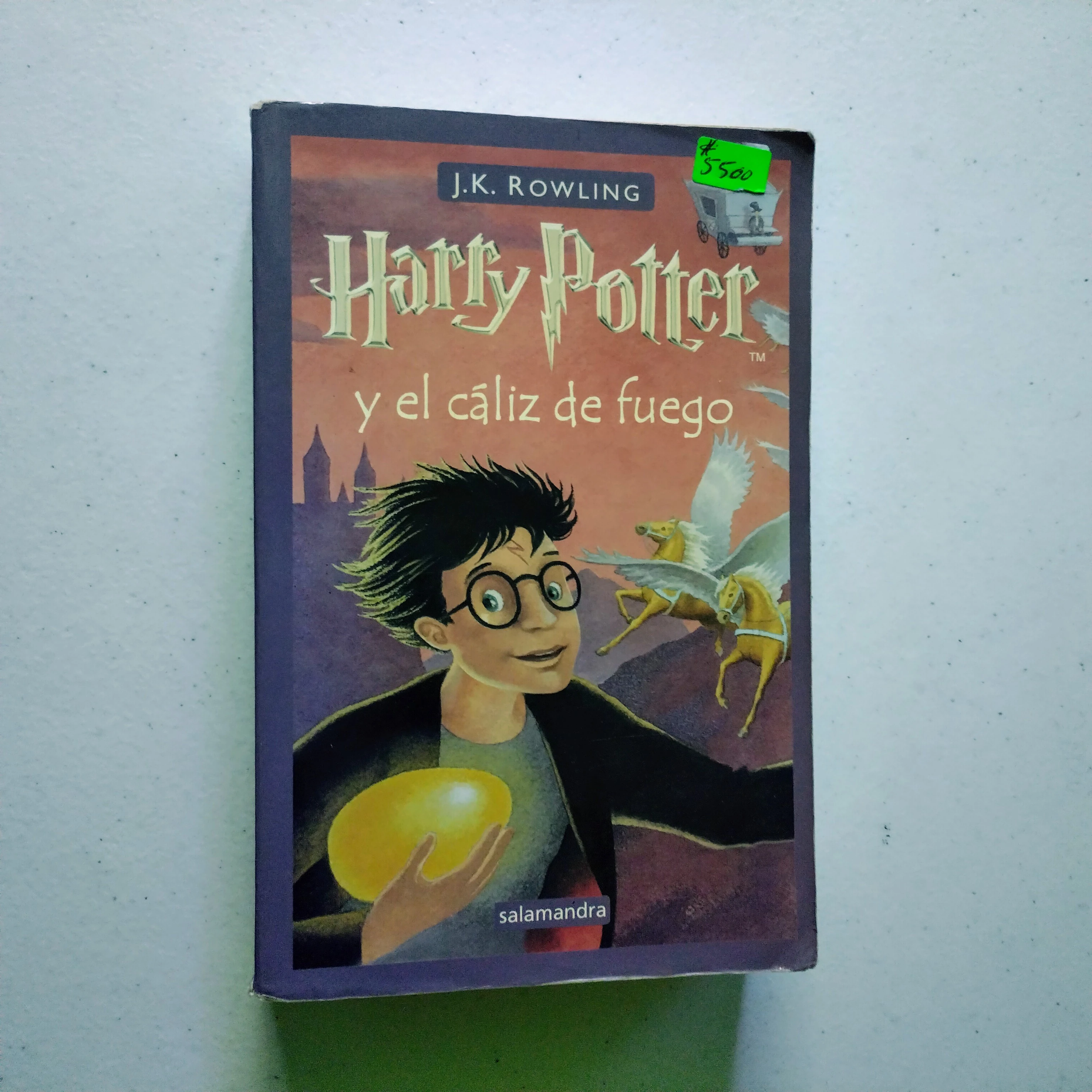 Harry Potter y el cáliz de juego, J.K. Rowling, usado