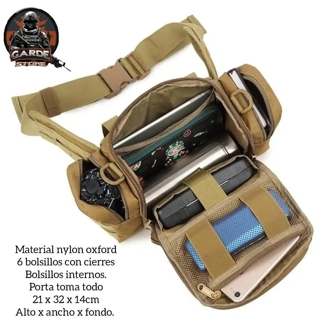 Riñonera morral camping 4